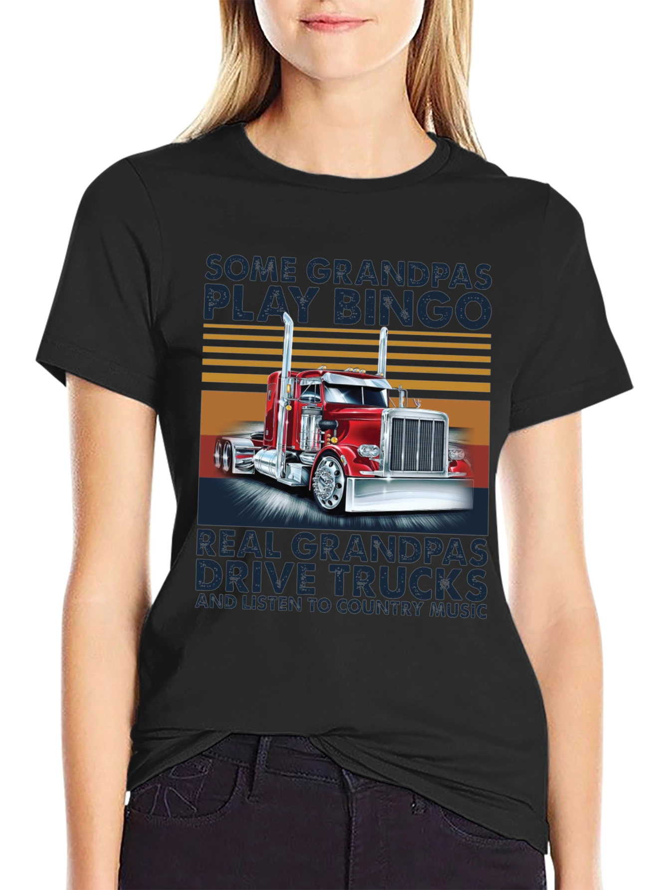 Grandpa Trucker T-Shirt - Country Music