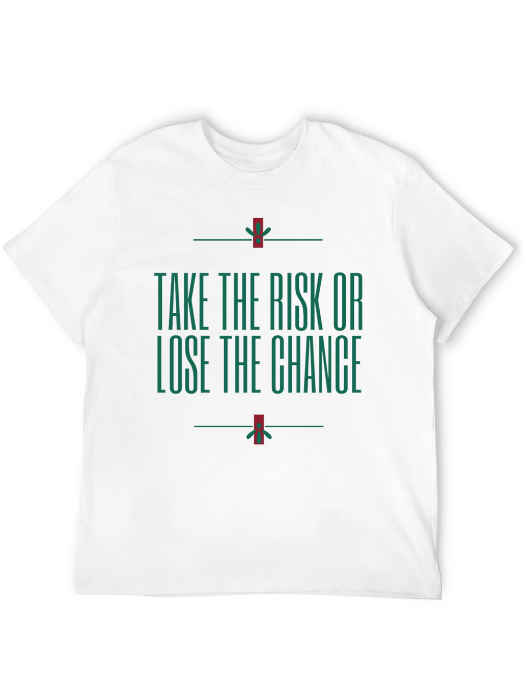 Motivational Take the Risk Graphic T-Shirt