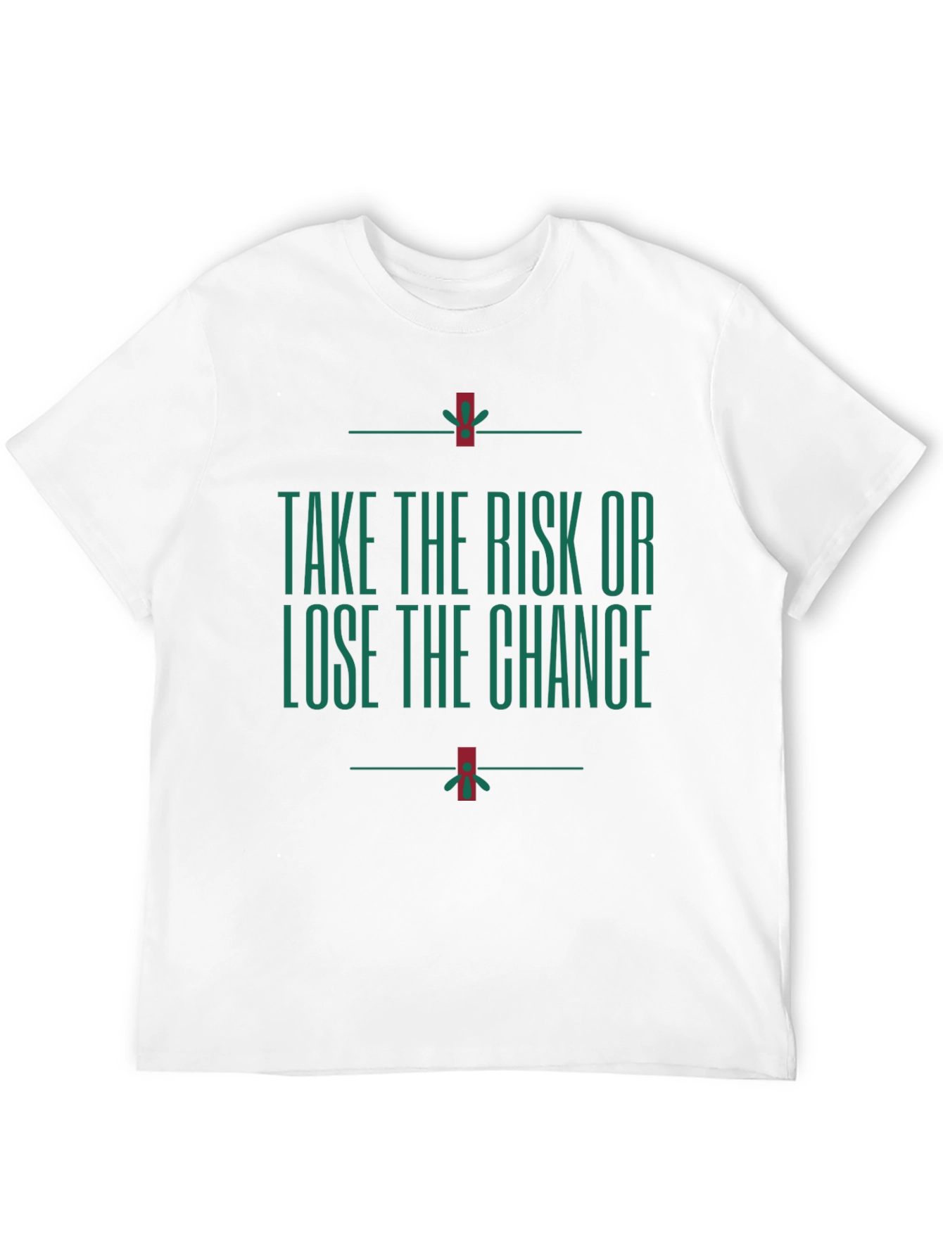 Motivational Take the Risk Graphic T-Shirt