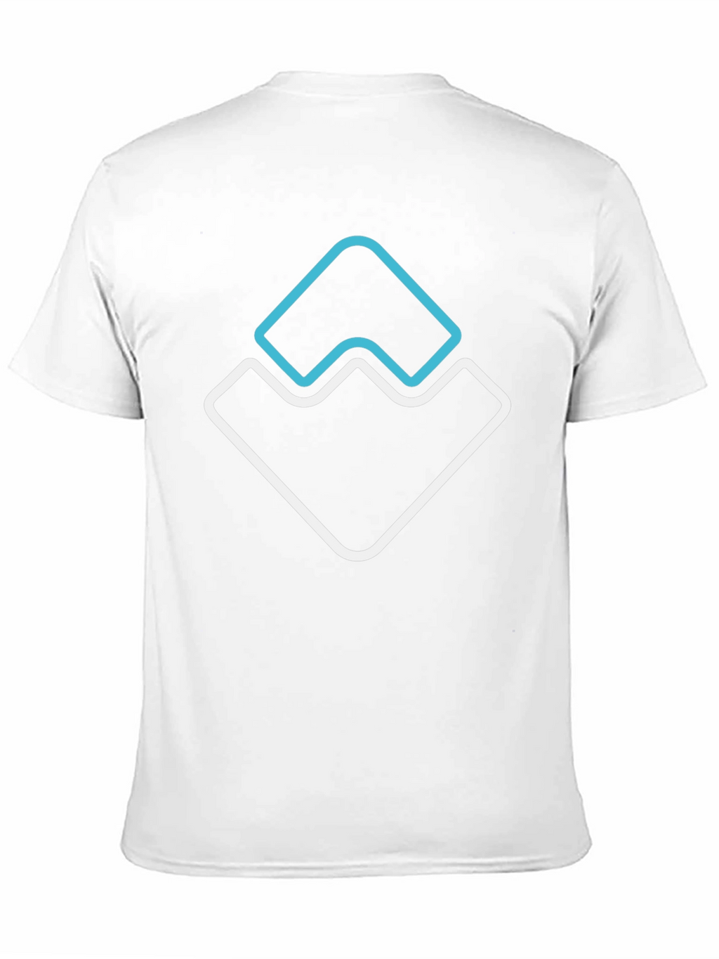 Modern Graphic Tee - Abstract Mountain Design