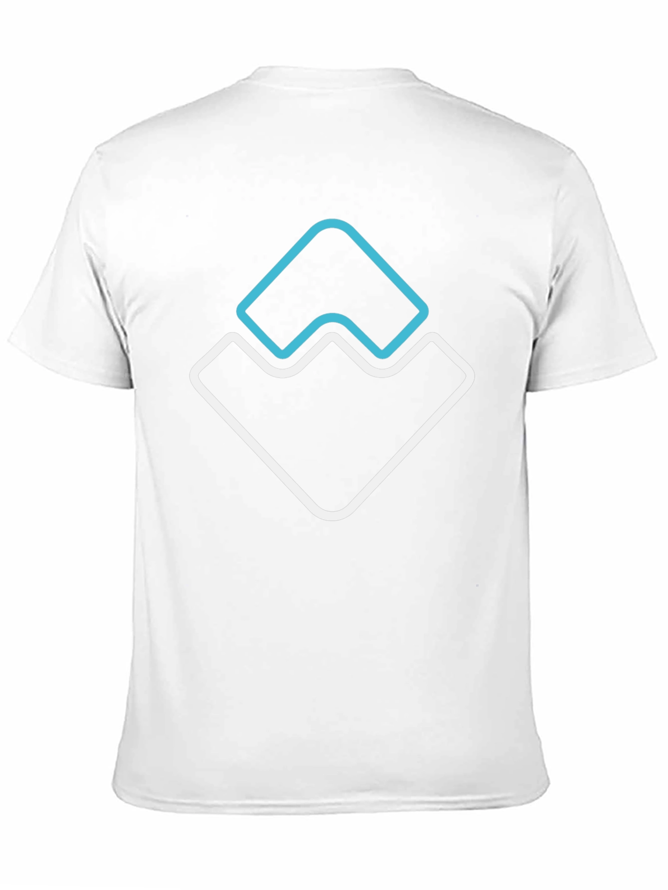Modern Graphic Tee - Abstract Mountain Design