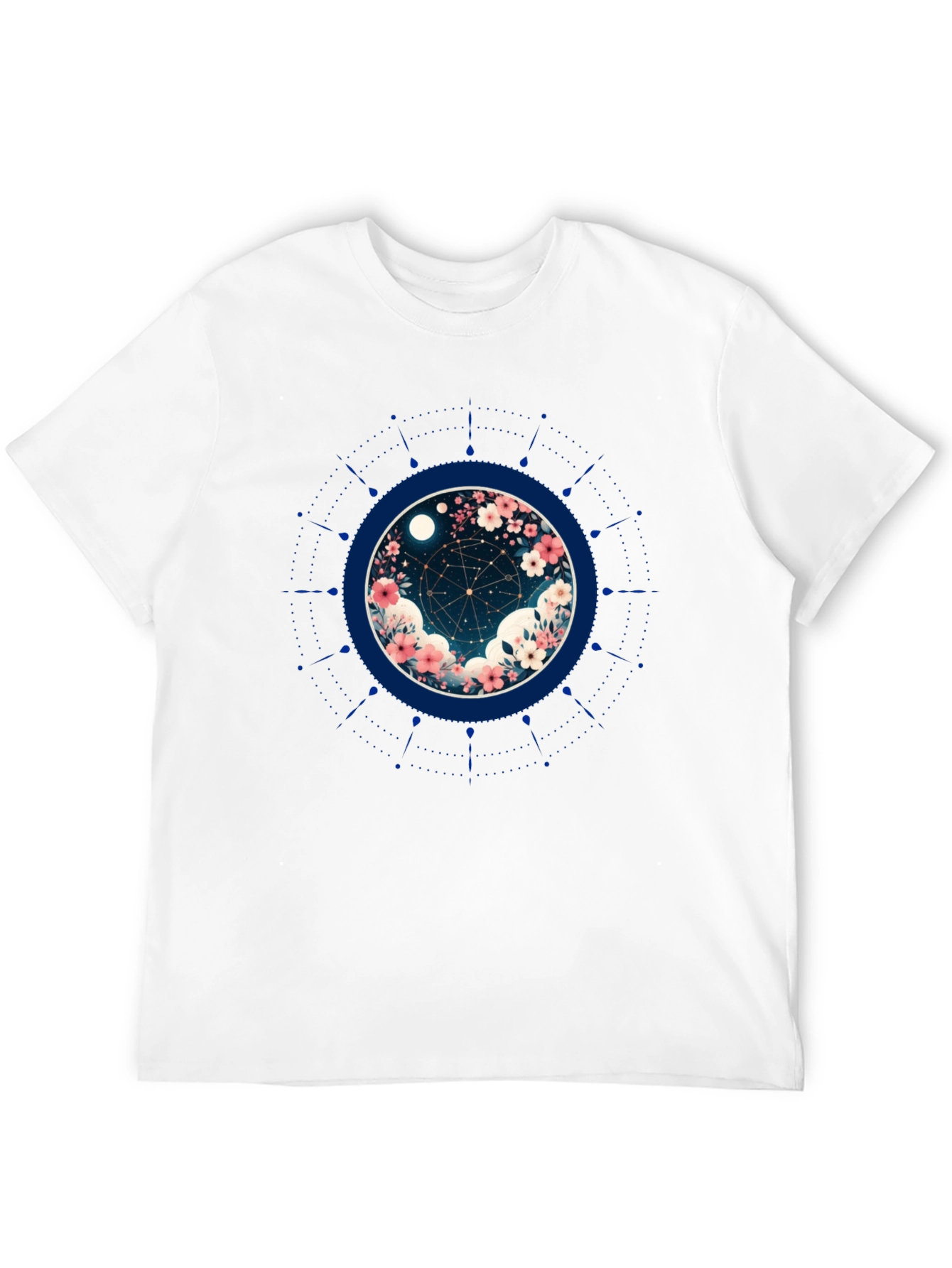 Celestial Floral T-Shirt - Stargazer Design