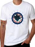 Celestial Floral T-Shirt - Stargazer Design