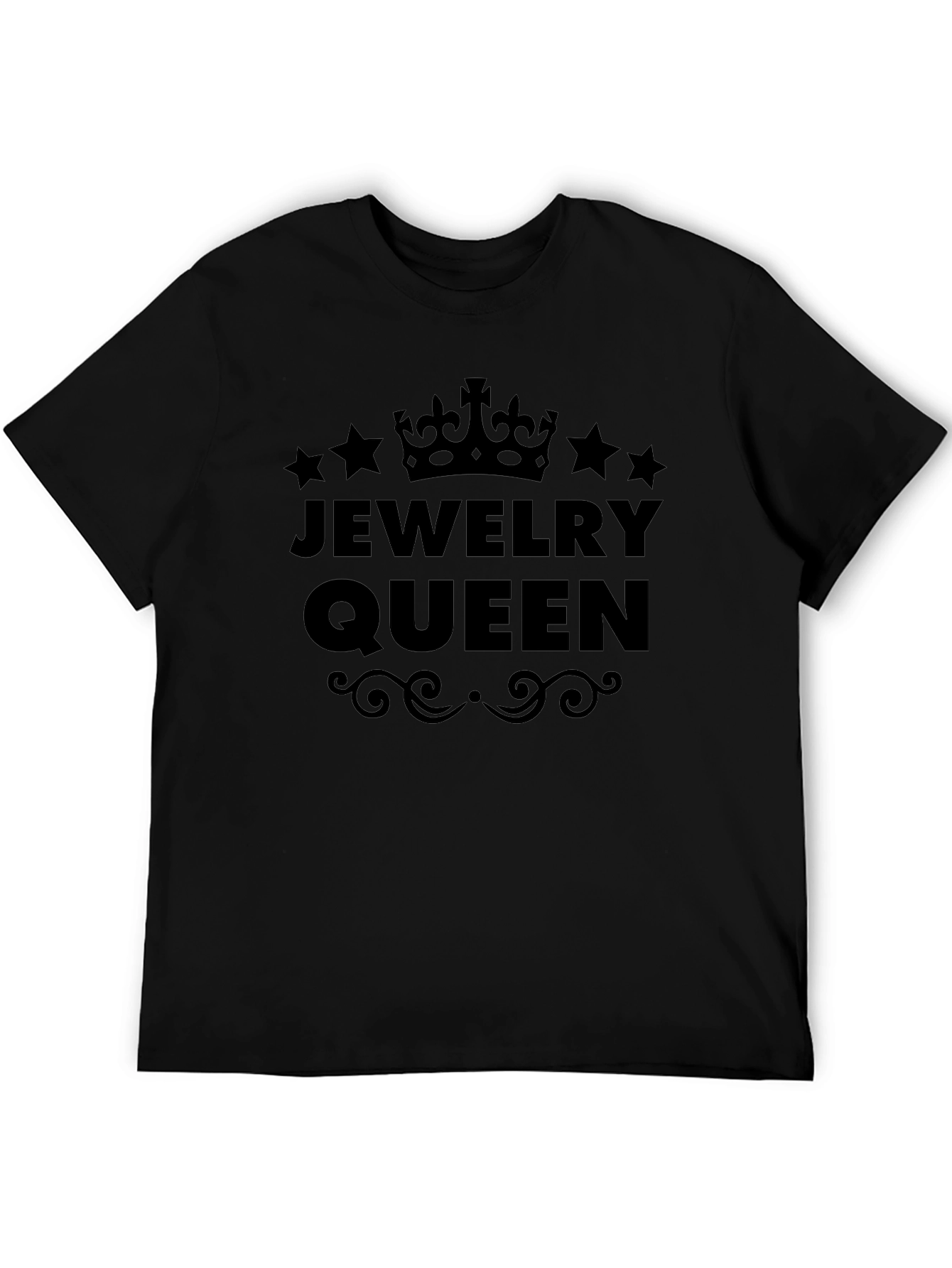 Jewelry Queen Black Graphic Tee