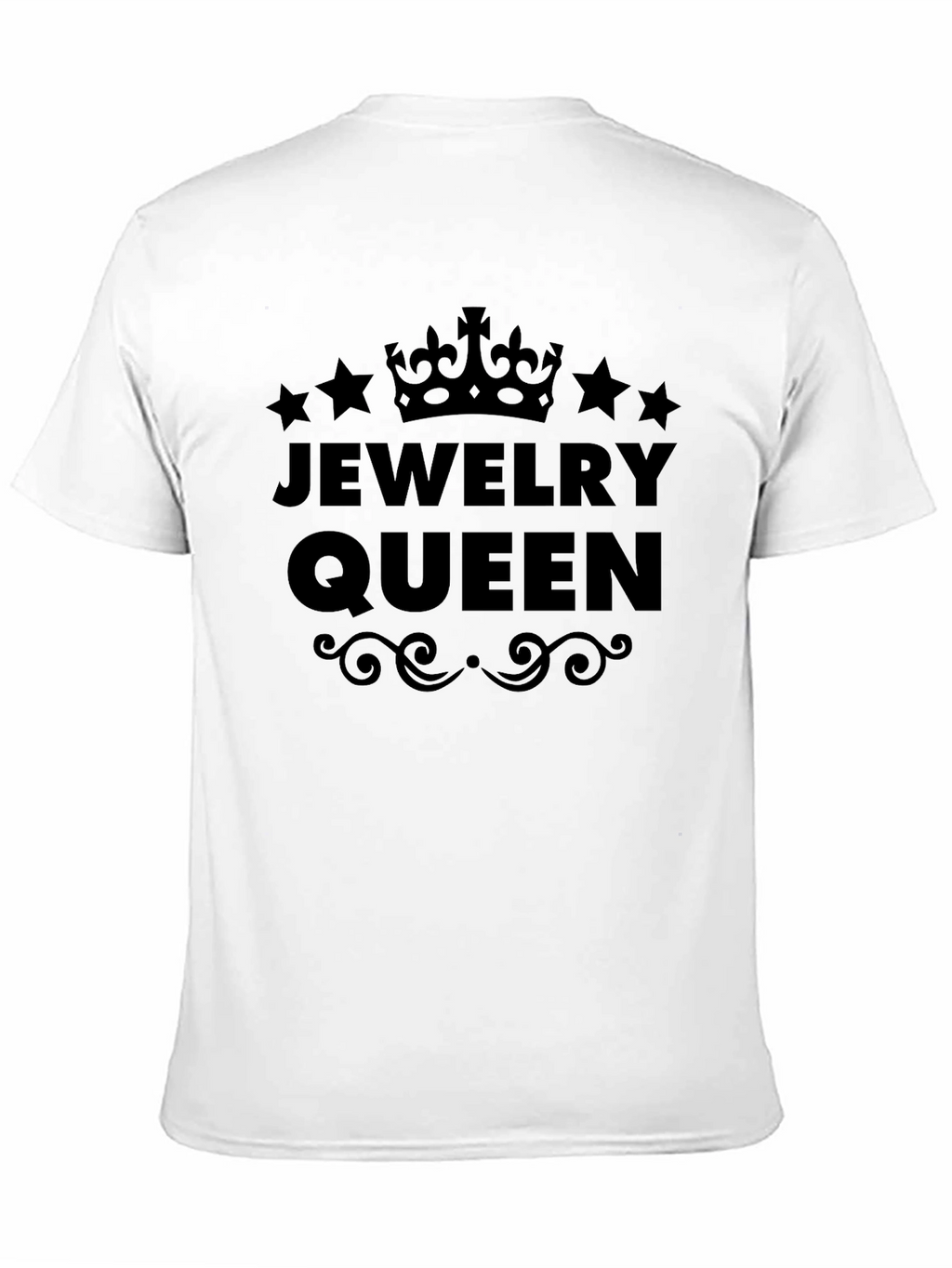 Jewelry Queen Black Graphic Tee
