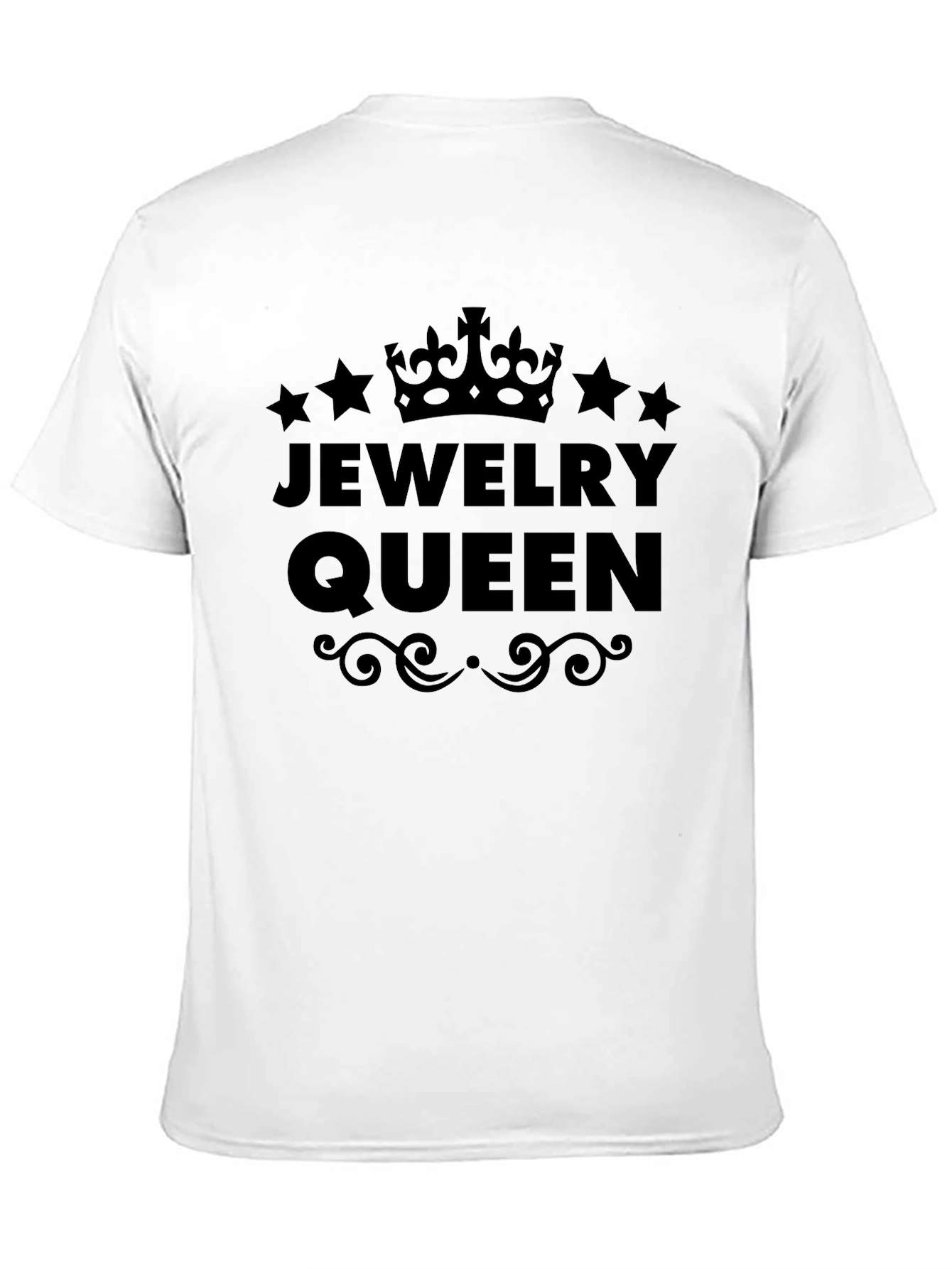 Jewelry Queen Black Graphic Tee