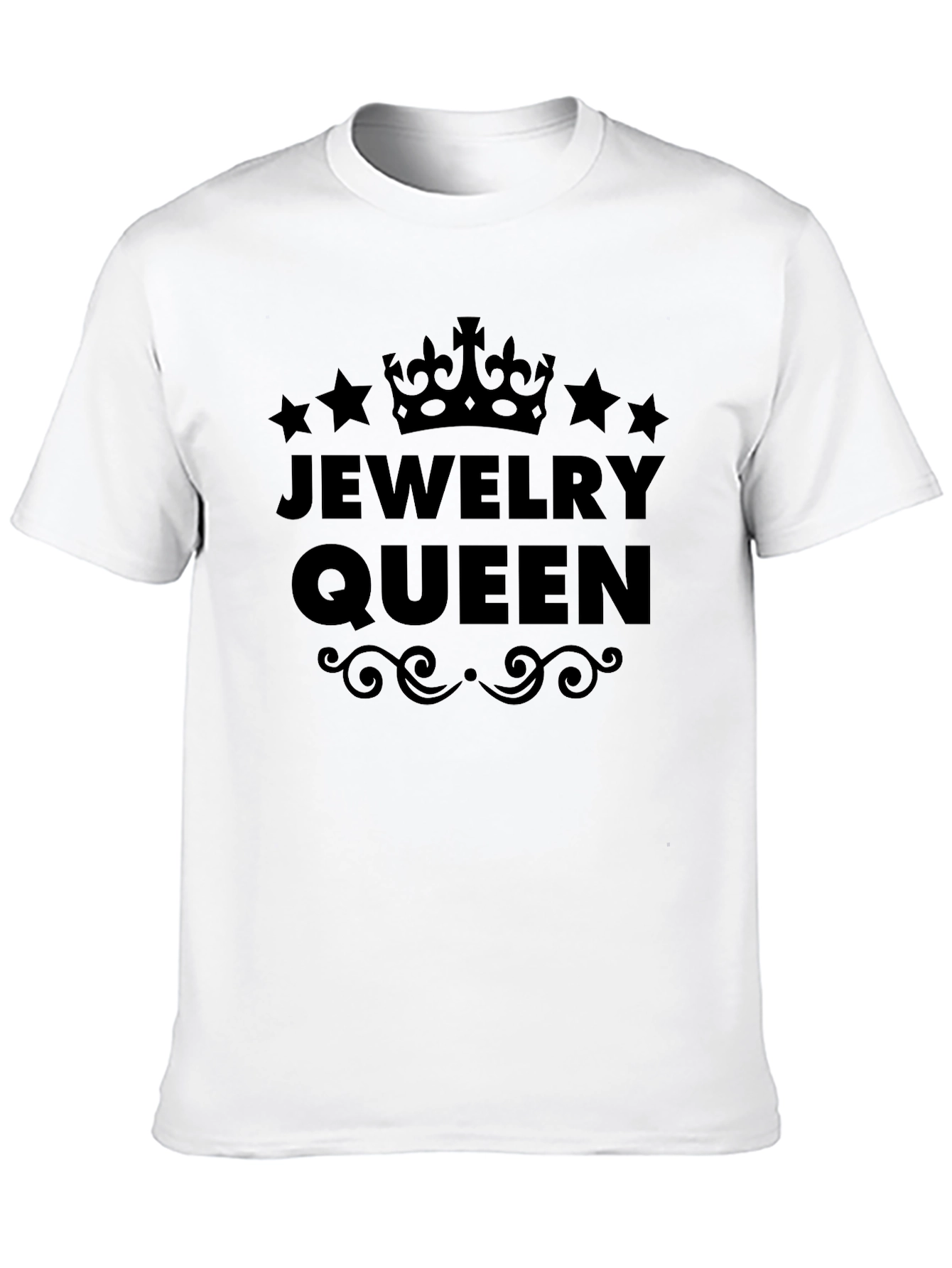 Jewelry Queen Black Graphic Tee