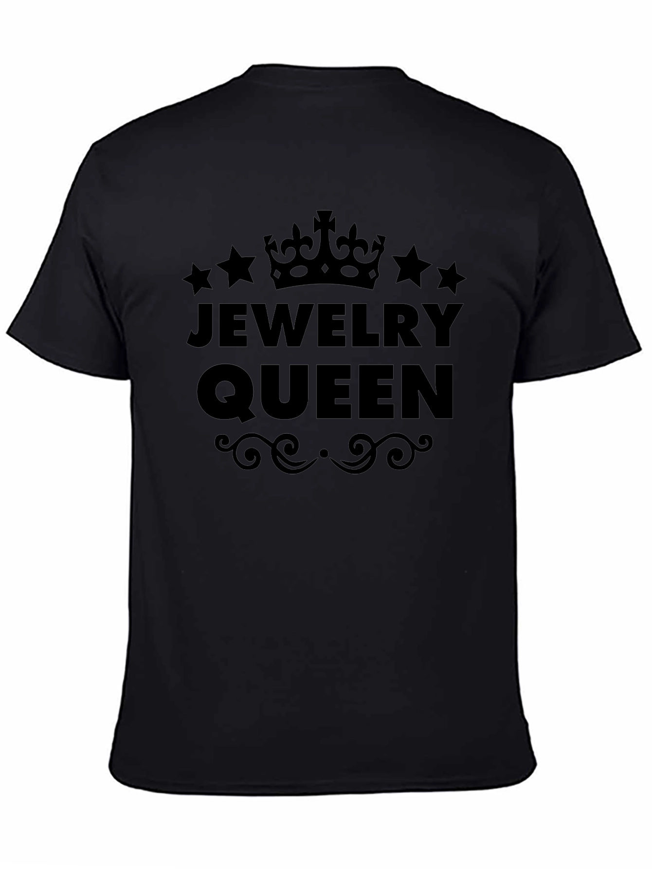 Jewelry Queen Black Graphic Tee
