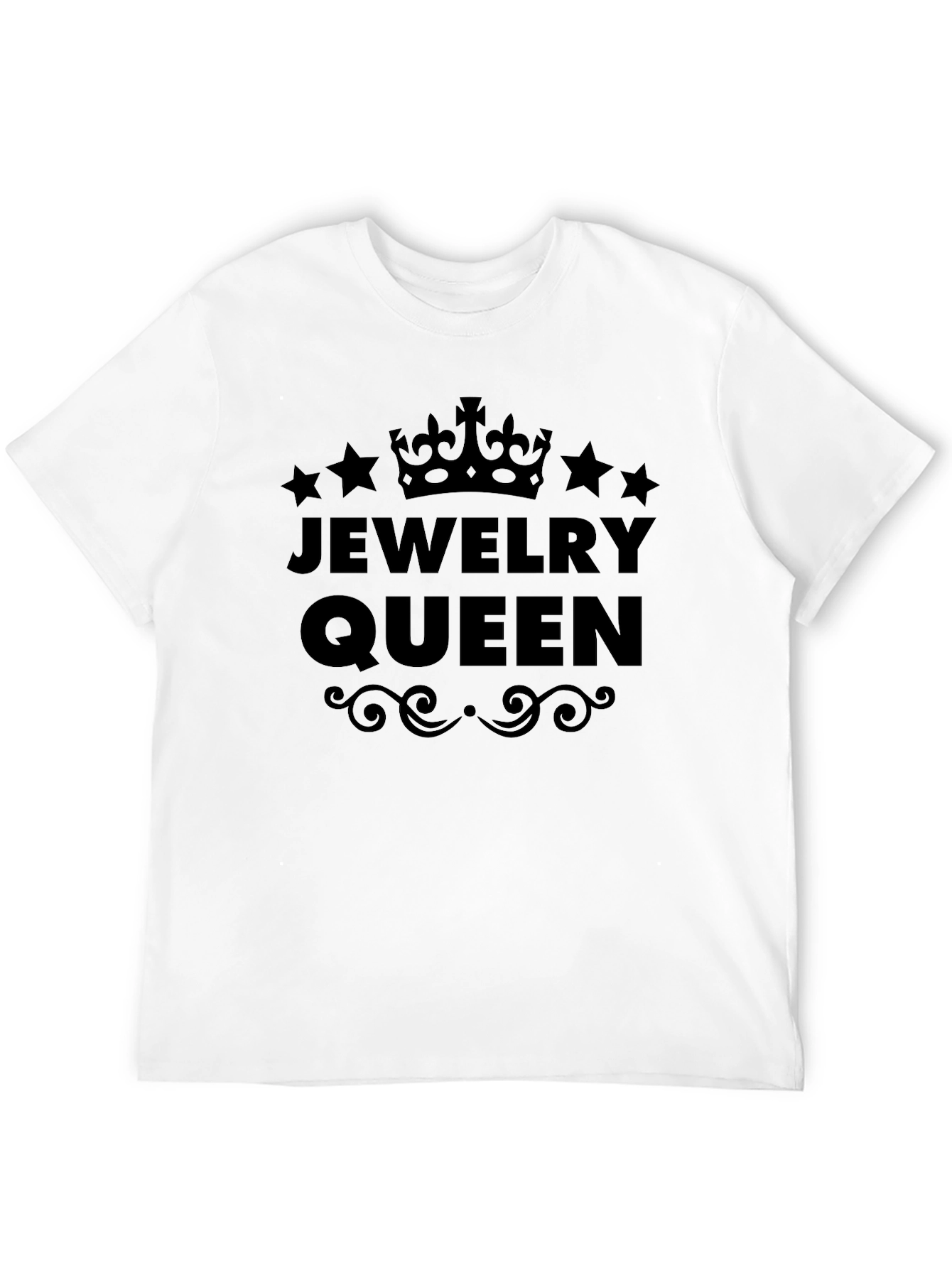 Jewelry Queen Black Graphic Tee