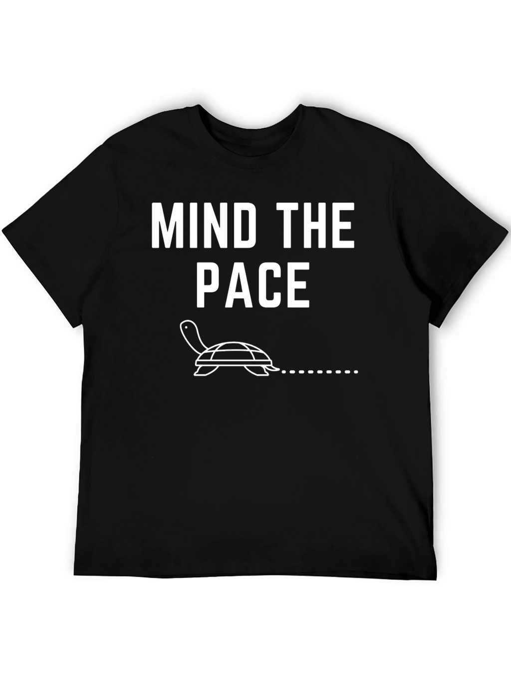 Mind the Pace Turtle Graphic Tee - Black