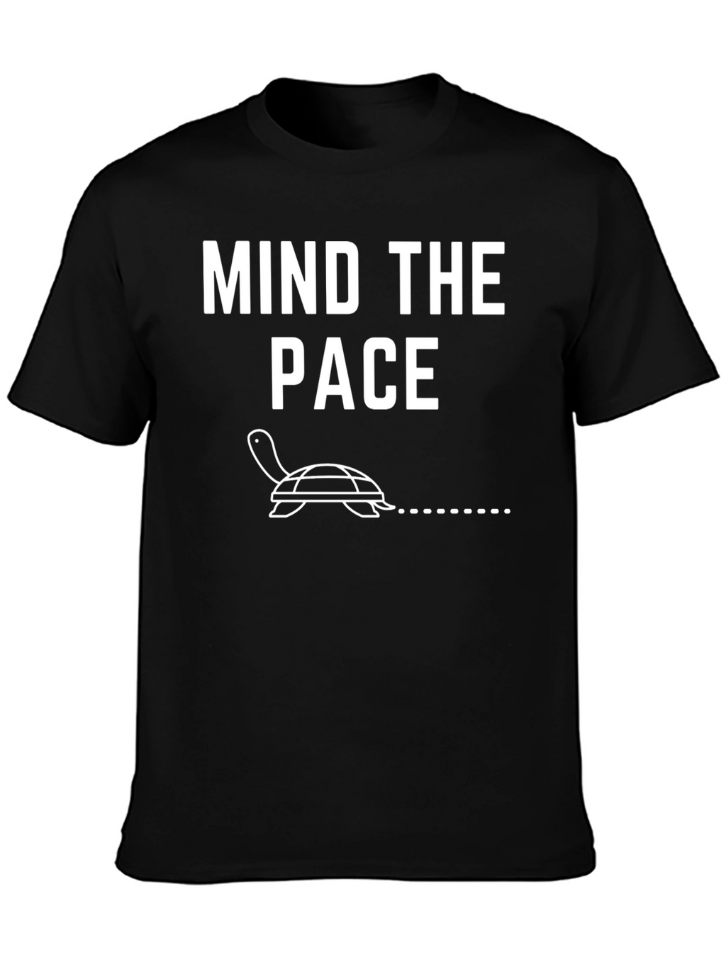 Mind the Pace Turtle Graphic Tee - Black