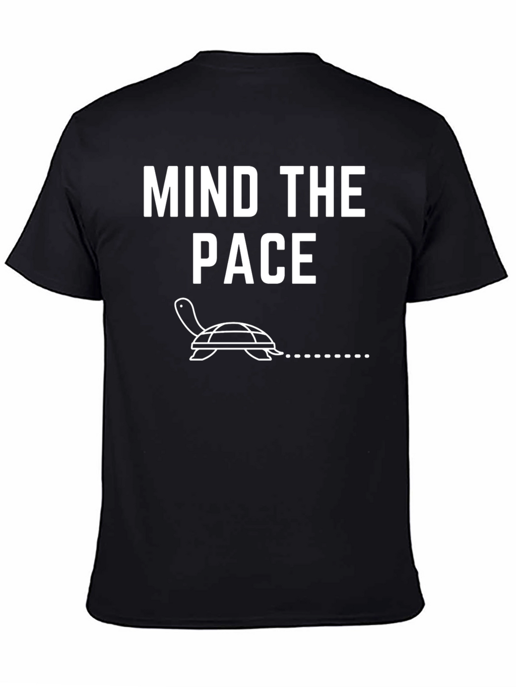 Mind the Pace Turtle Graphic Tee - Black