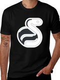 Python Logo T-Shirt - Black