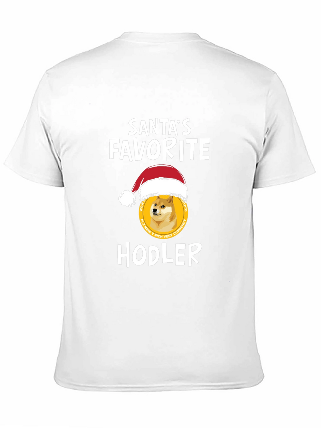 Santas Favorite HODLER T-Shirt - Crypto Doge