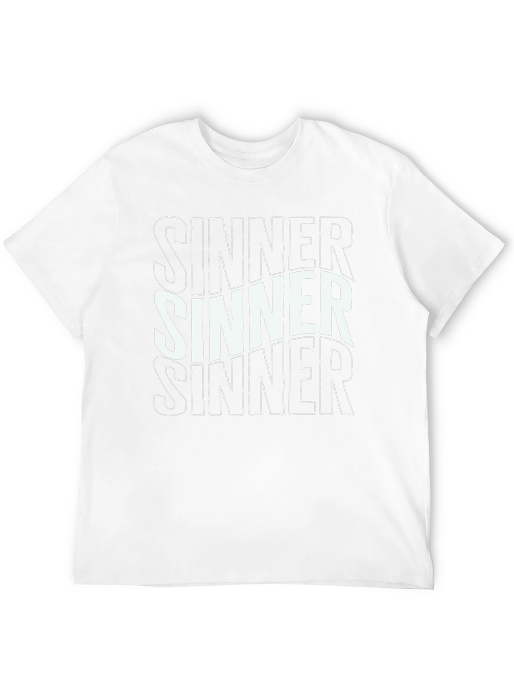 Sinner Graphic Tee - Bold Statement Black T-Shirt