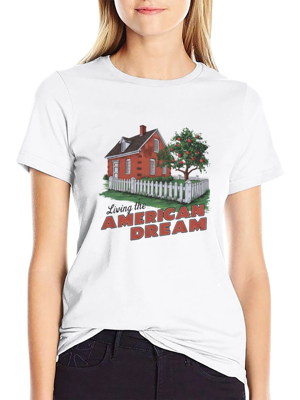 American Dream Graphic T-Shirt - Black