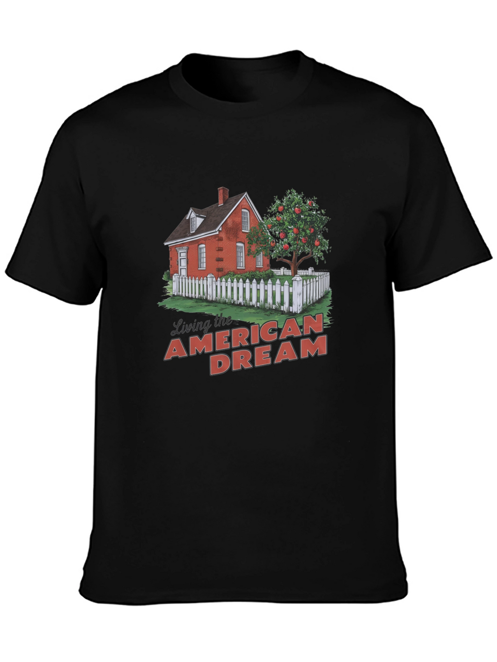 American Dream Graphic T-Shirt - Black