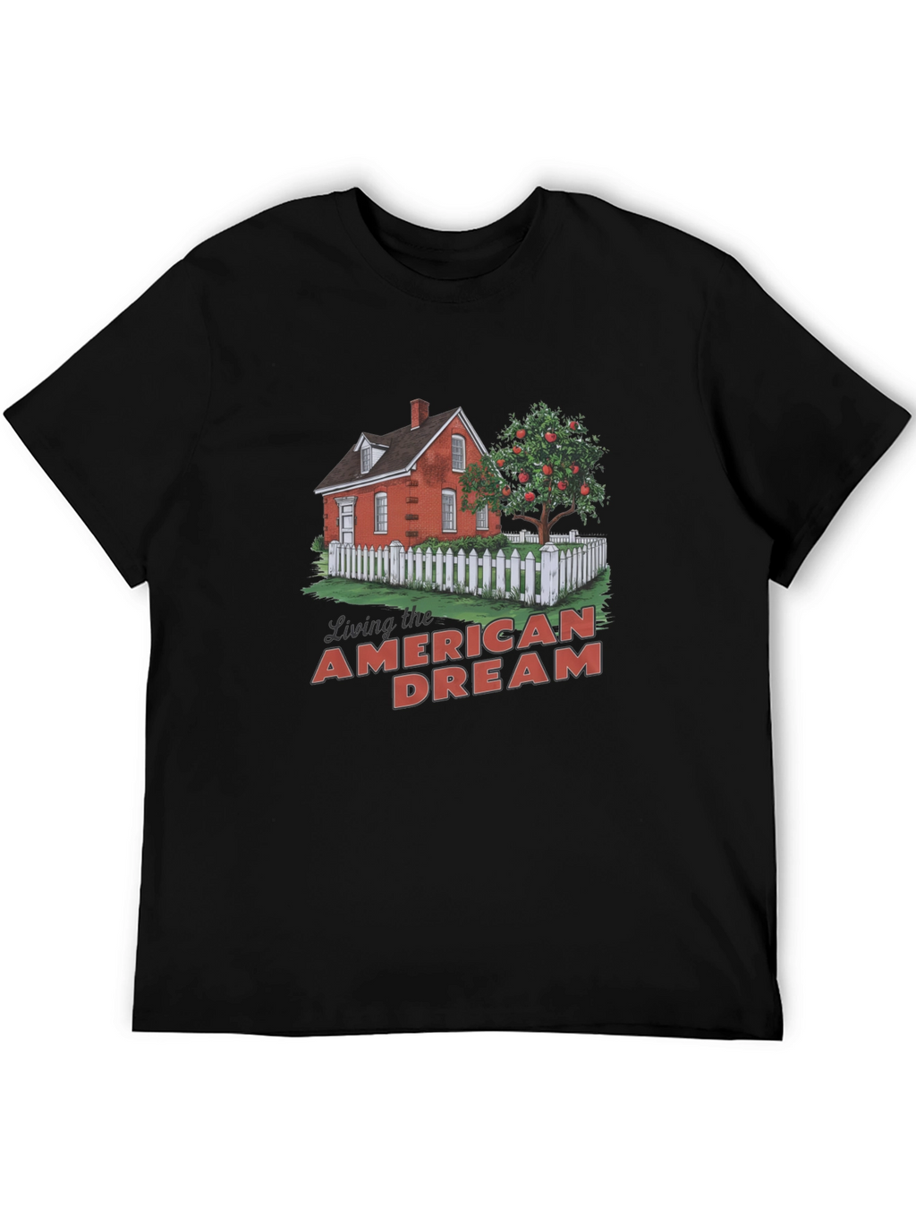 American Dream Graphic T-Shirt - Black