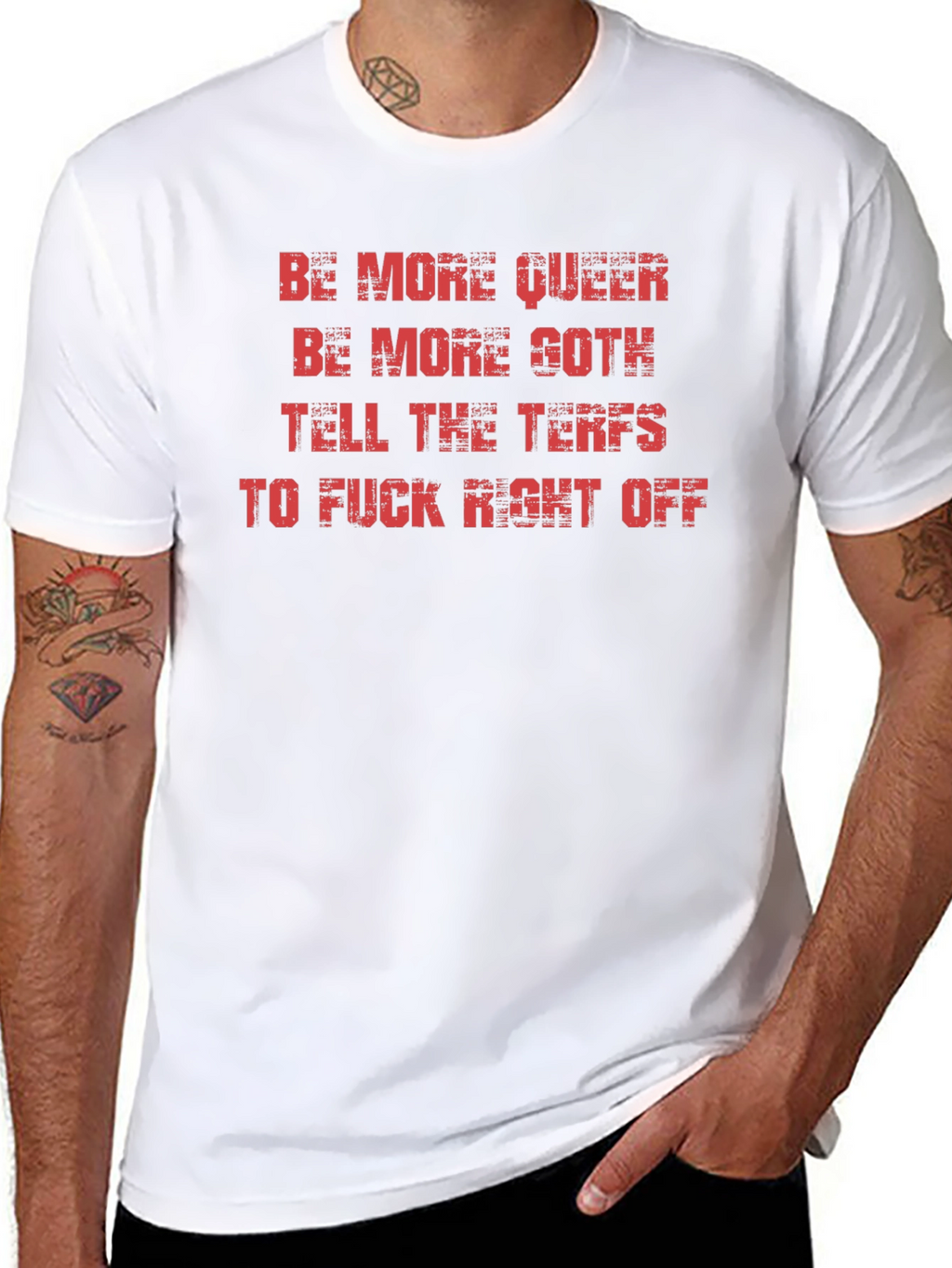 Be More Queer Goth T-Shirt