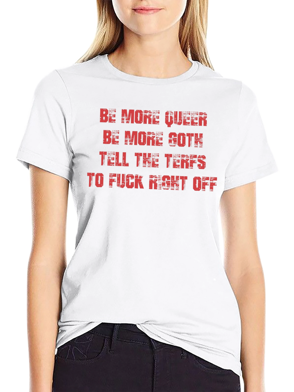 Be More Queer Goth T-Shirt
