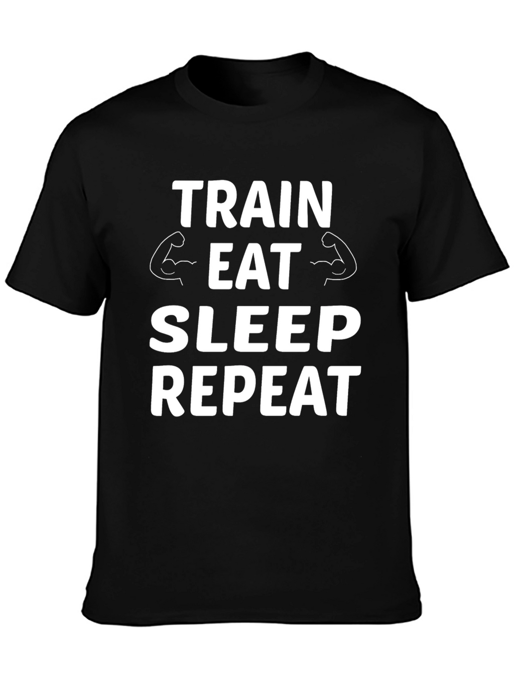 Train Eat Sleep Repeat Gym T-Shirt