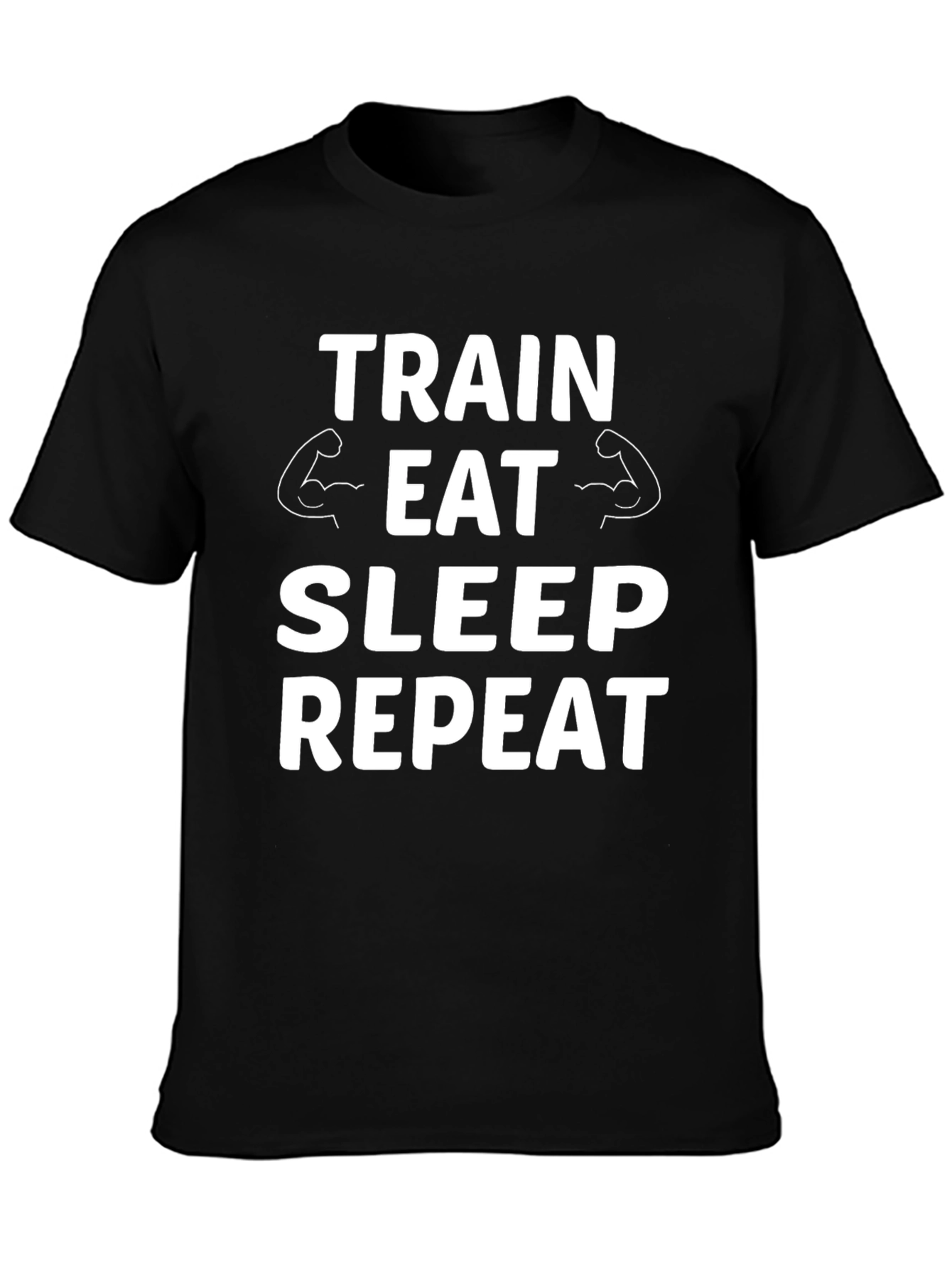 Train Eat Sleep Repeat Gym T-Shirt