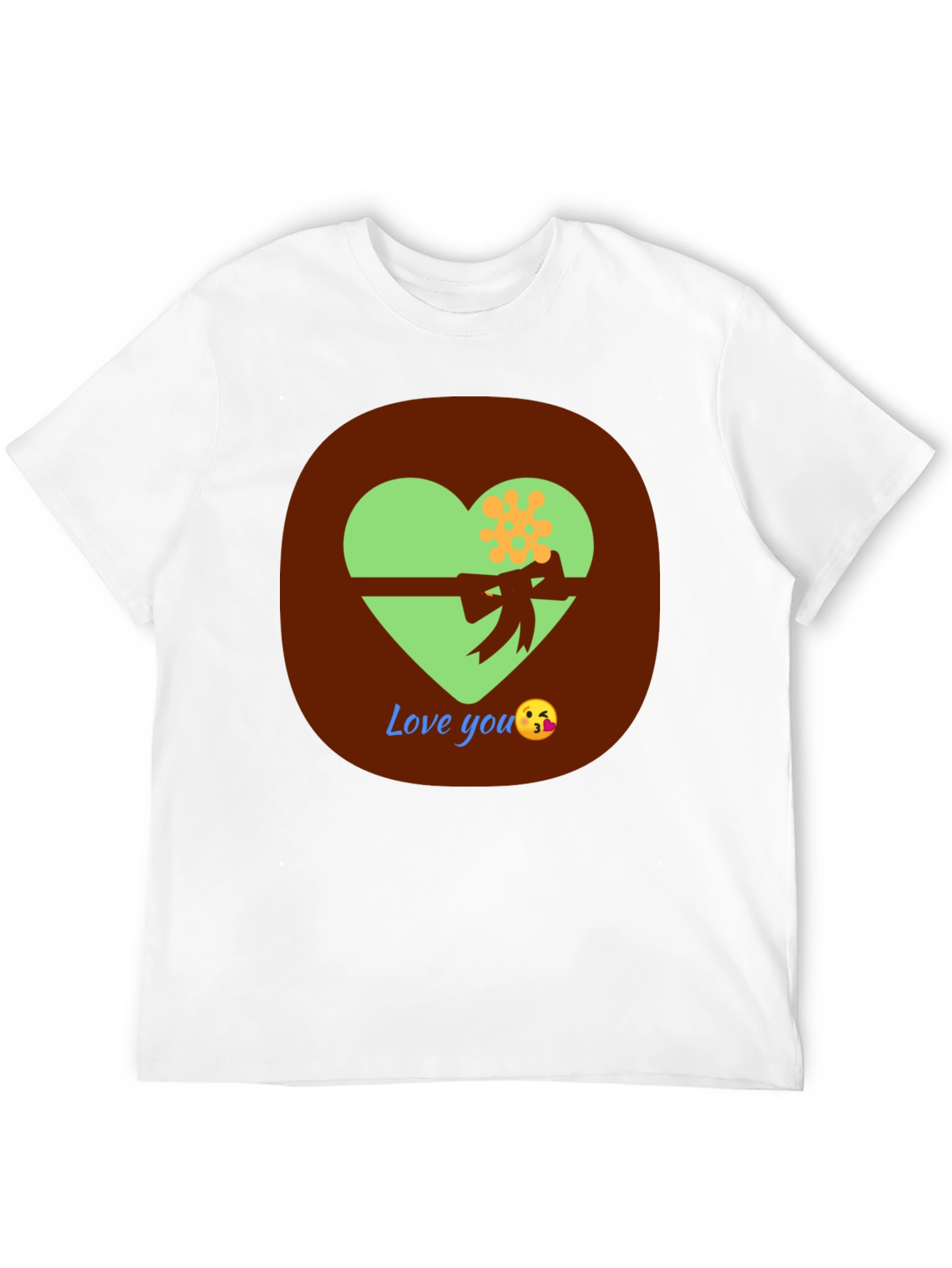 Love You T-Shirt with Heart Design