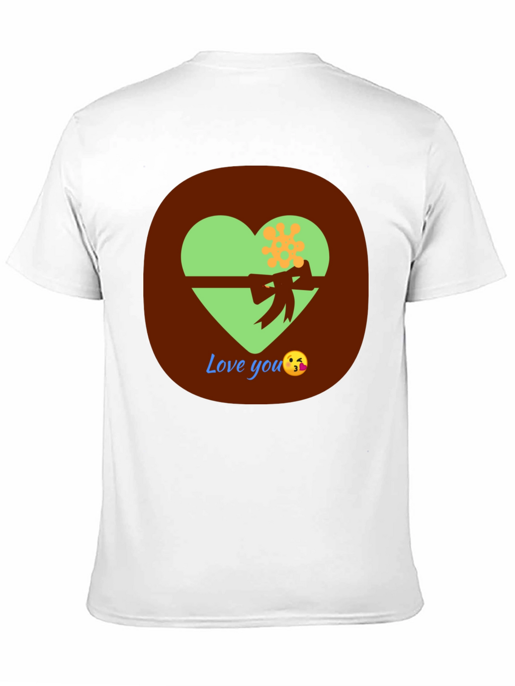 Love You T-Shirt with Heart Design