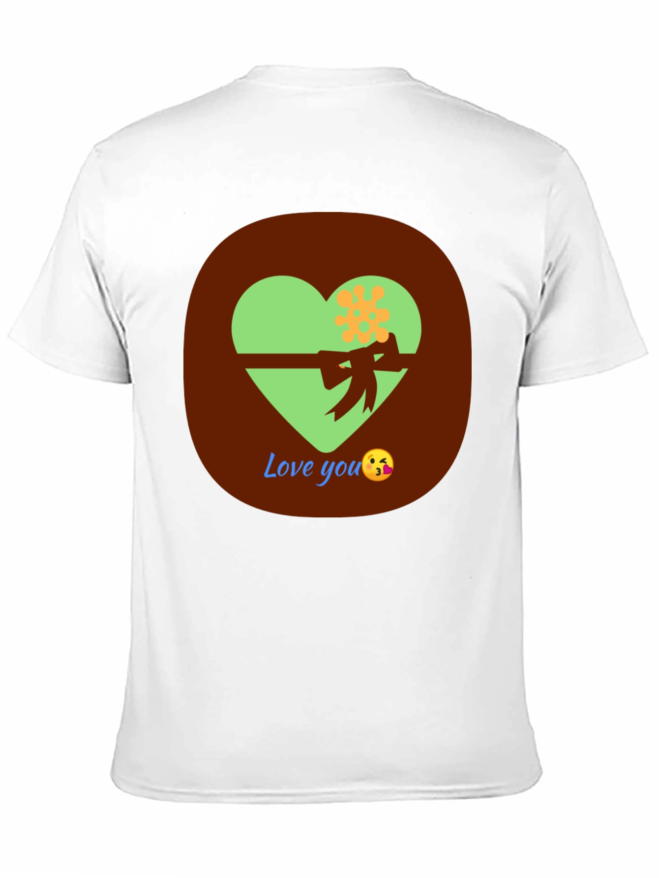Love You T-Shirt with Heart Design