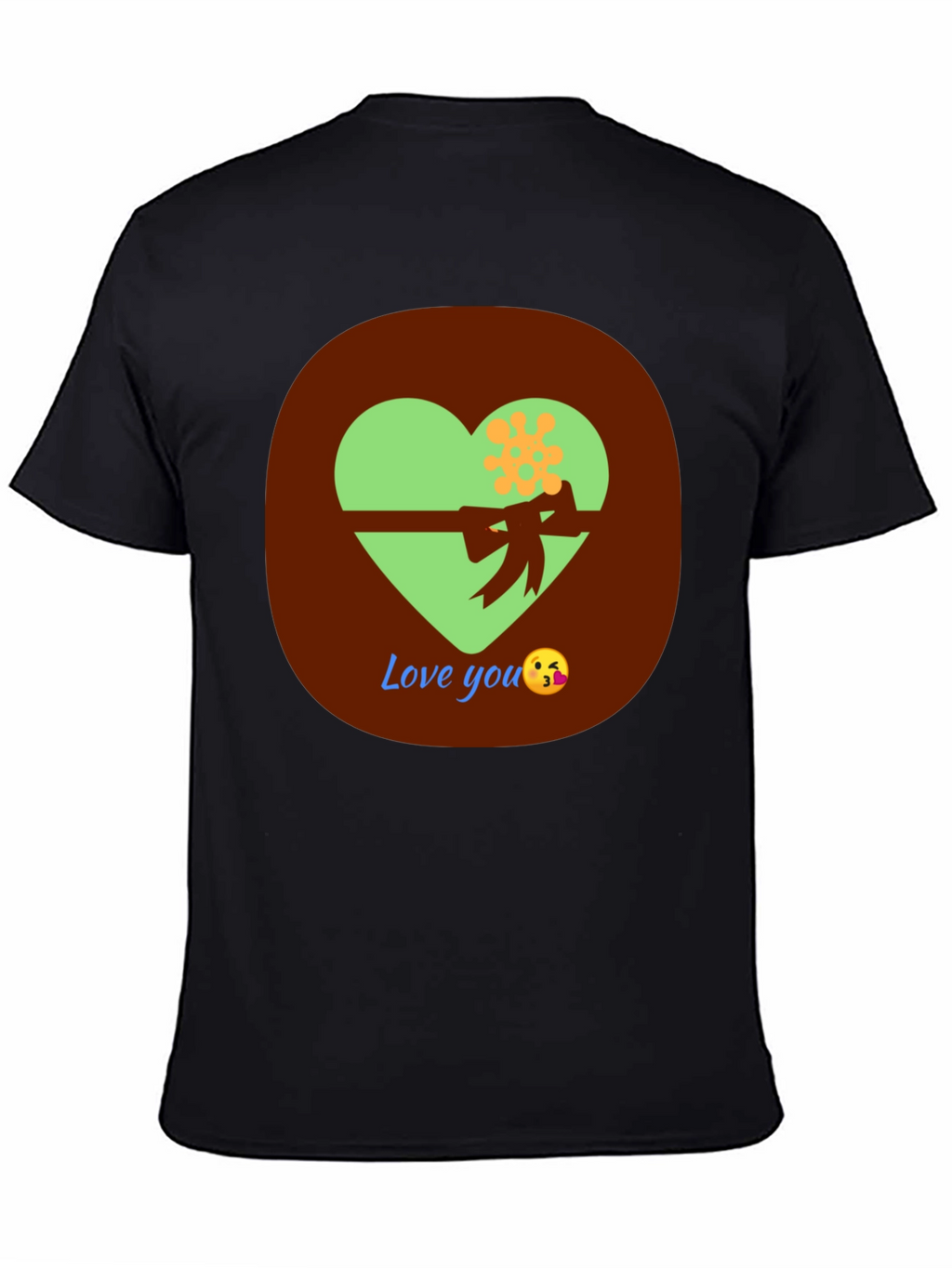 Love You T-Shirt with Heart Design