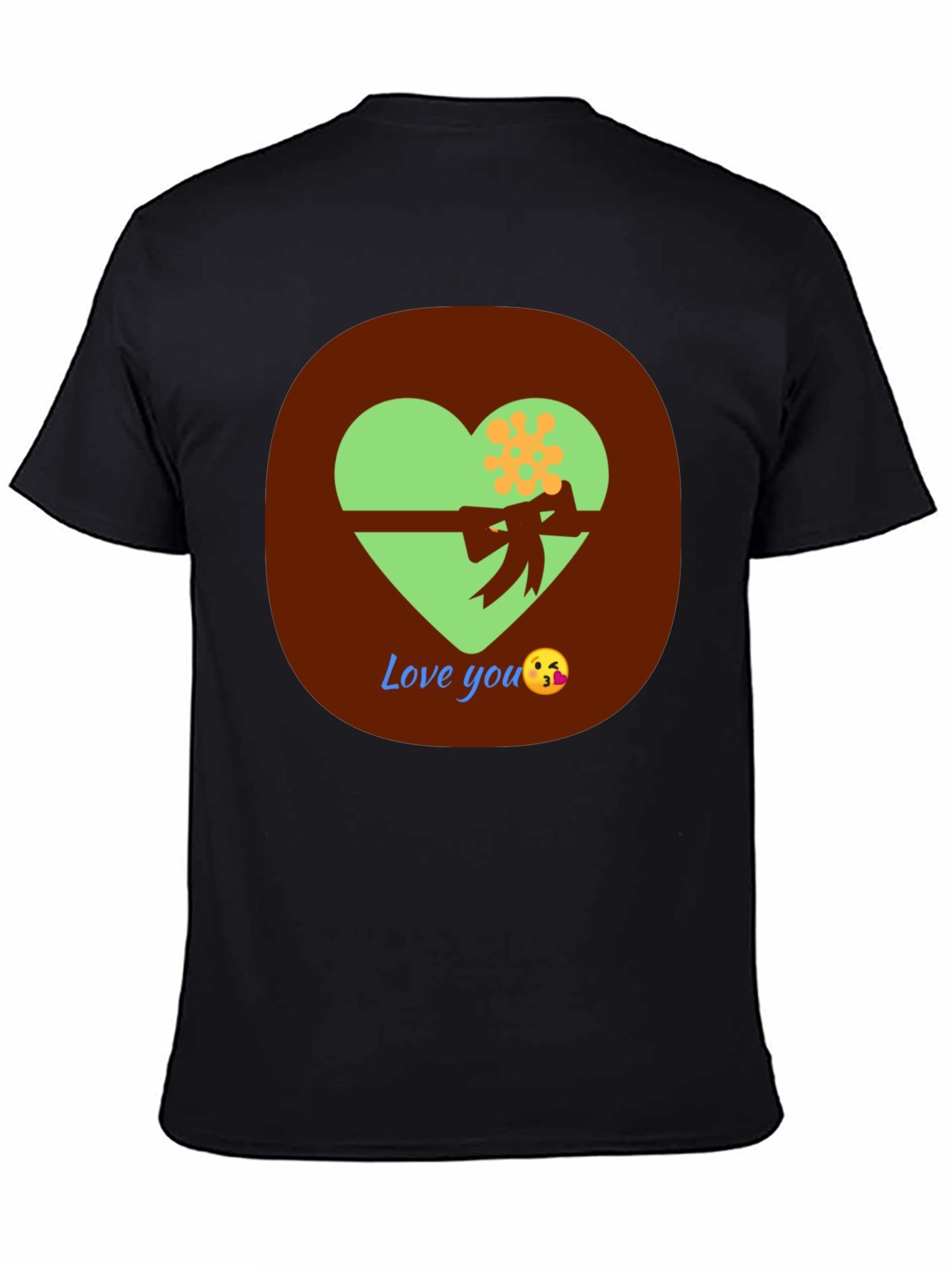 Love You T-Shirt with Heart Design