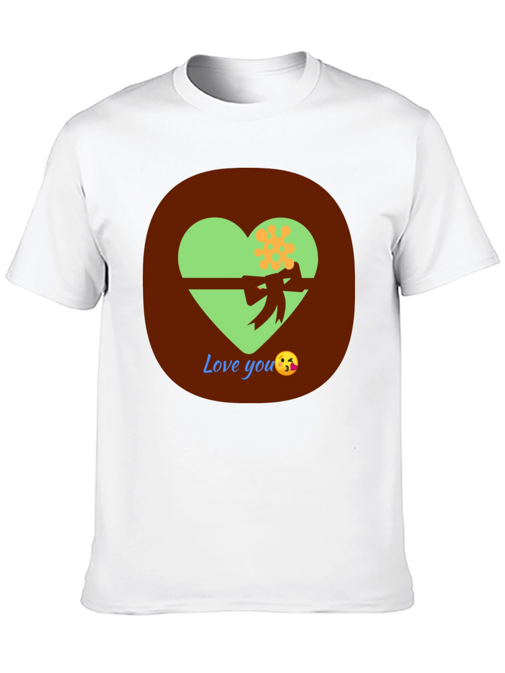 Love You T-Shirt with Heart Design