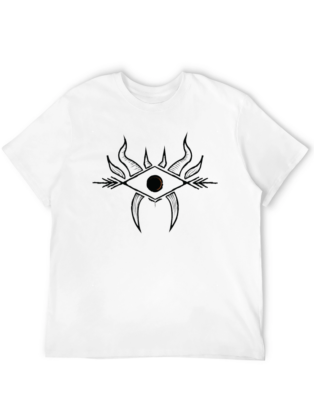 Mystic Eye Graphic Tee - Black Cotton
