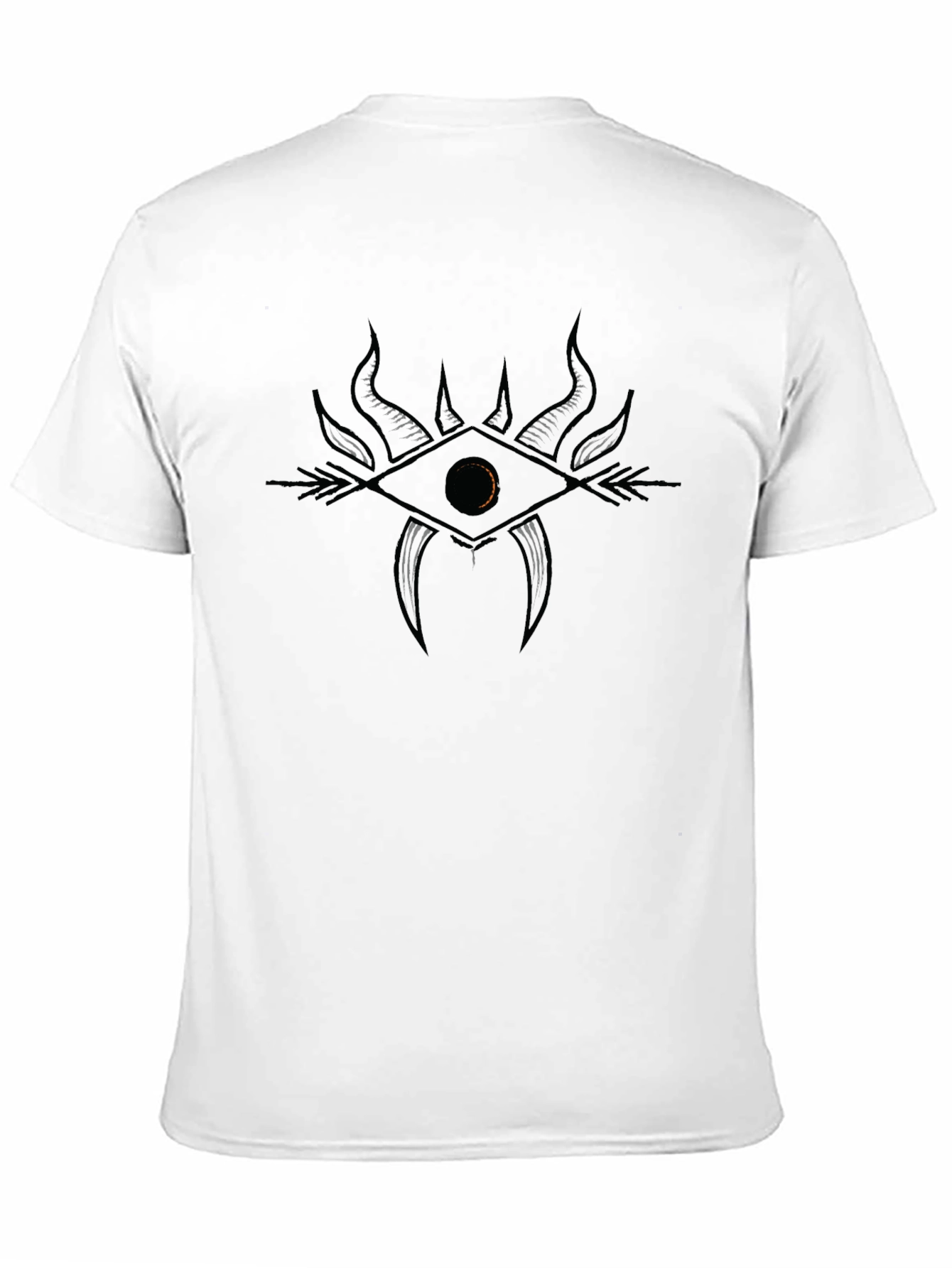 Mystic Eye Graphic Tee - Black Cotton