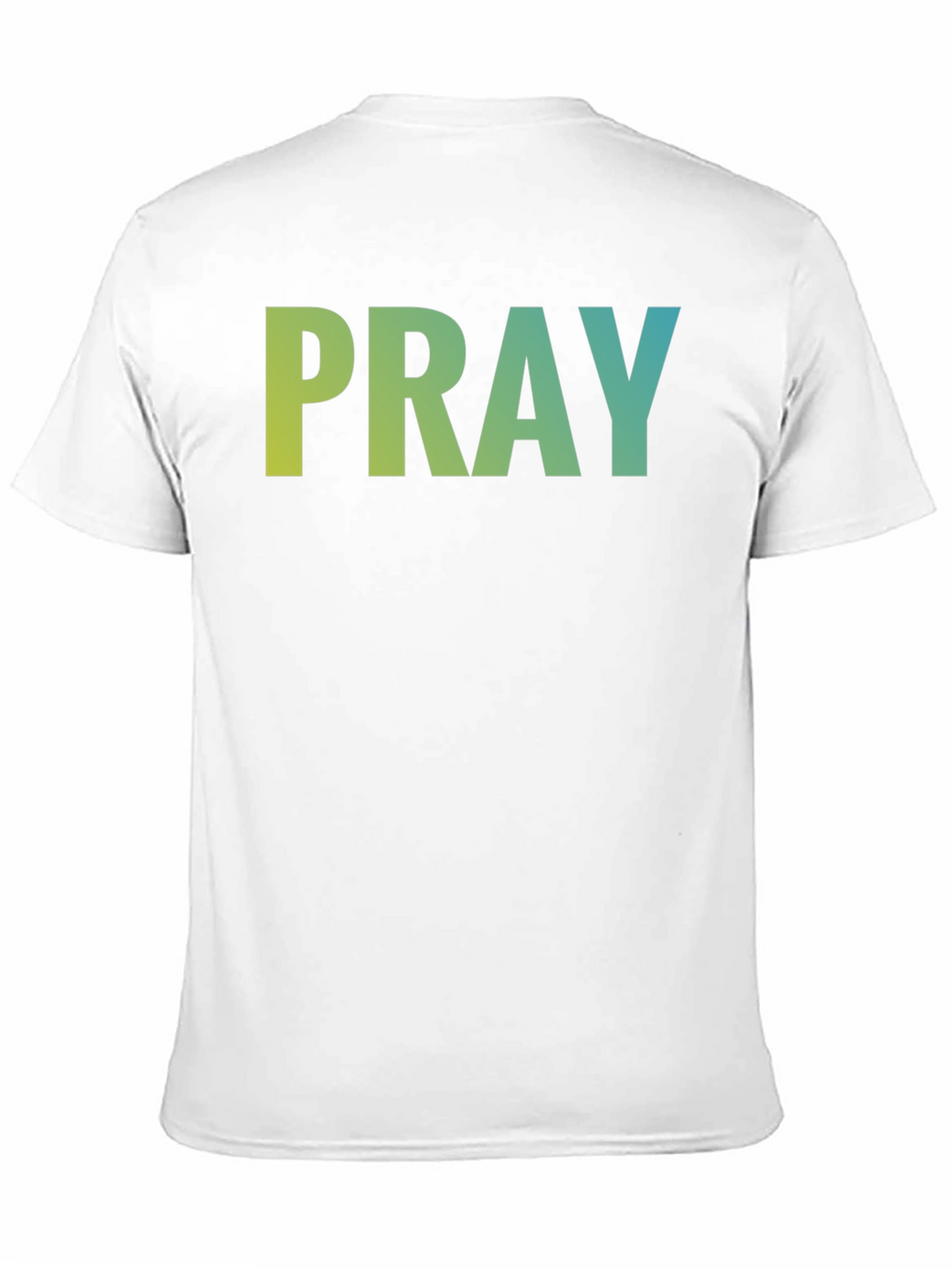 Pray Graphic Tee - Black Cotton Blend T-Shirt