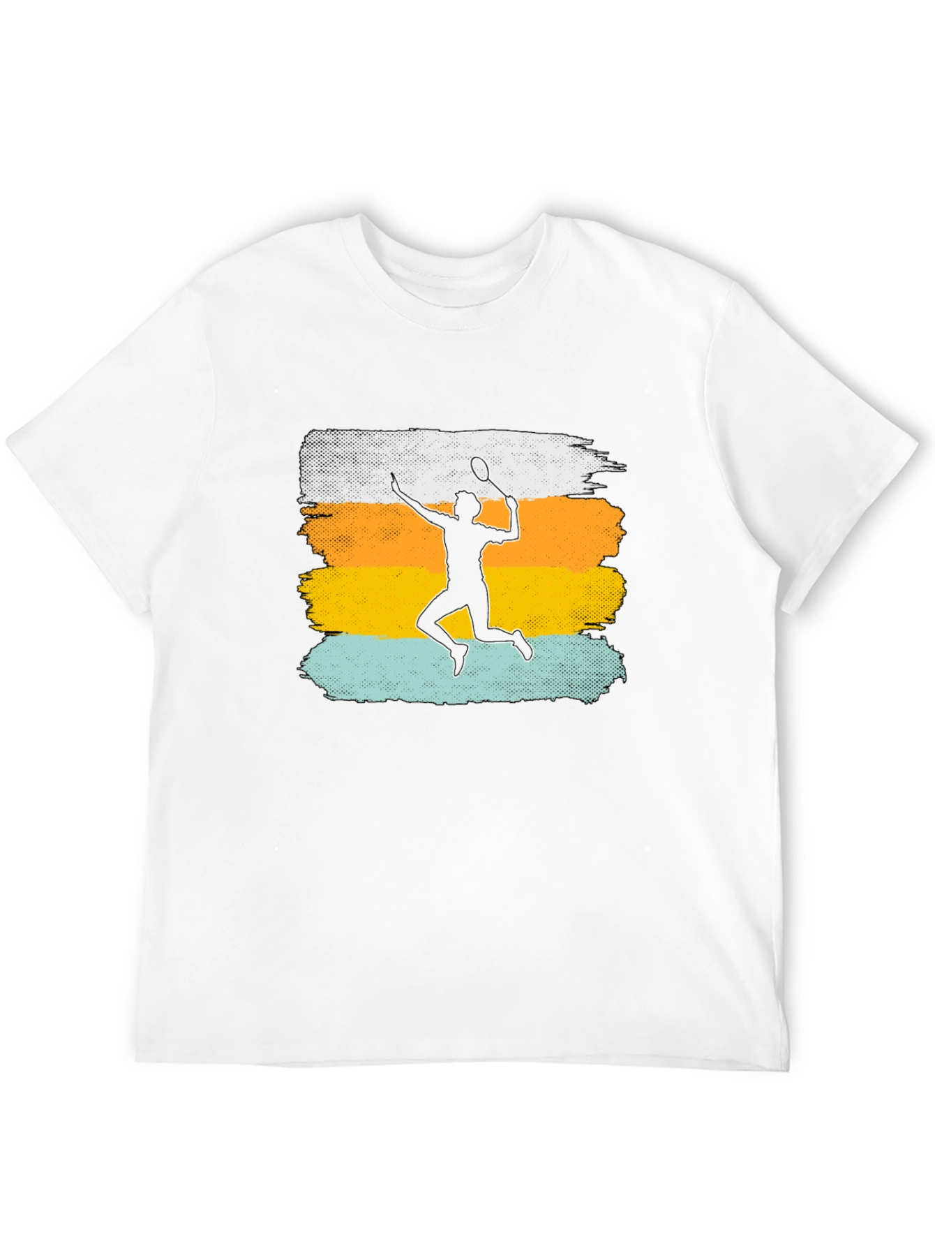 Badminton Player Graphic T-Shirt