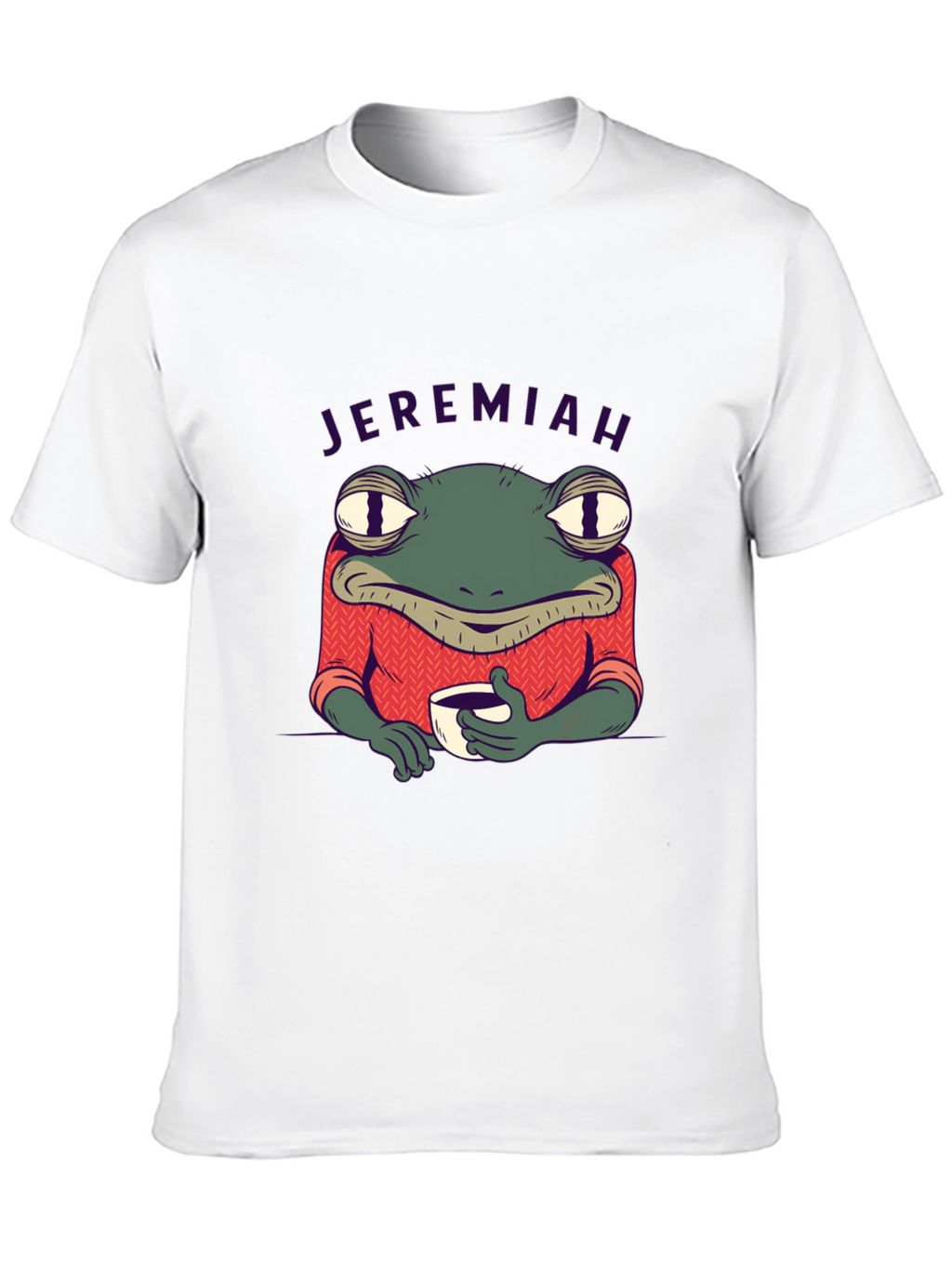 Jeremiah Frog Coffee T-Shirt - Black
