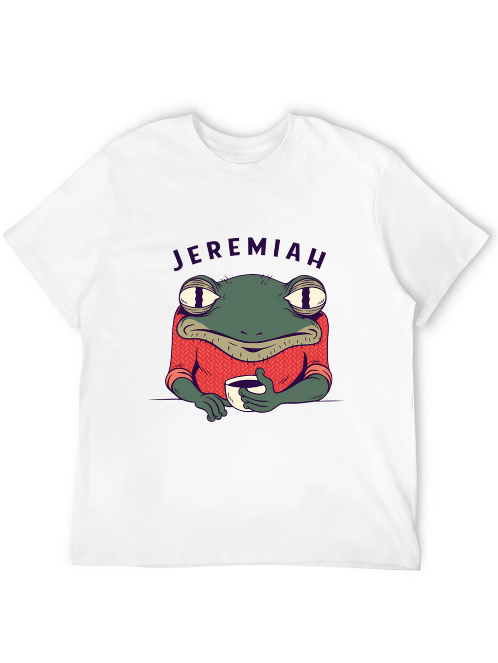 Jeremiah Frog Coffee T-Shirt - Black
