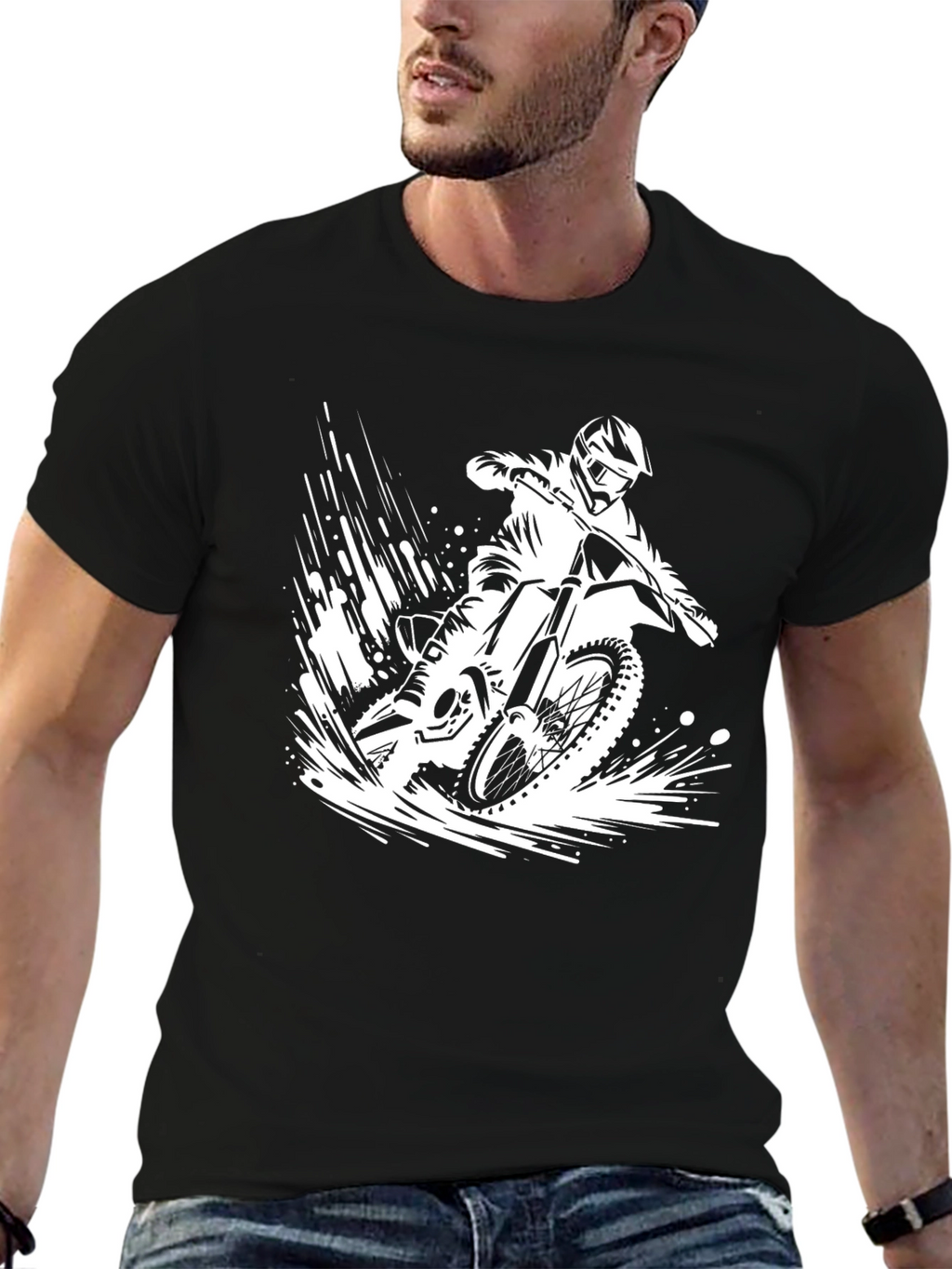 Motorcycle Graphic T-Shirt - Ride in Style