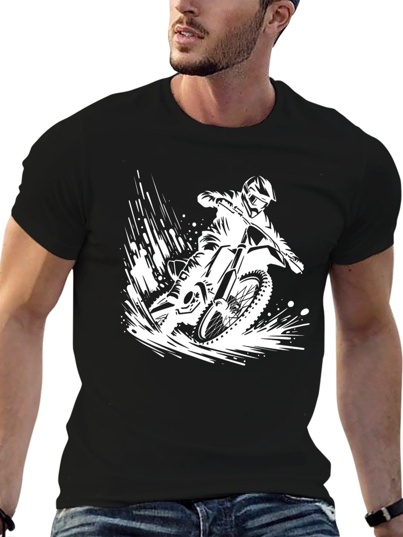 Motorcycle Graphic T-Shirt - Ride in Style