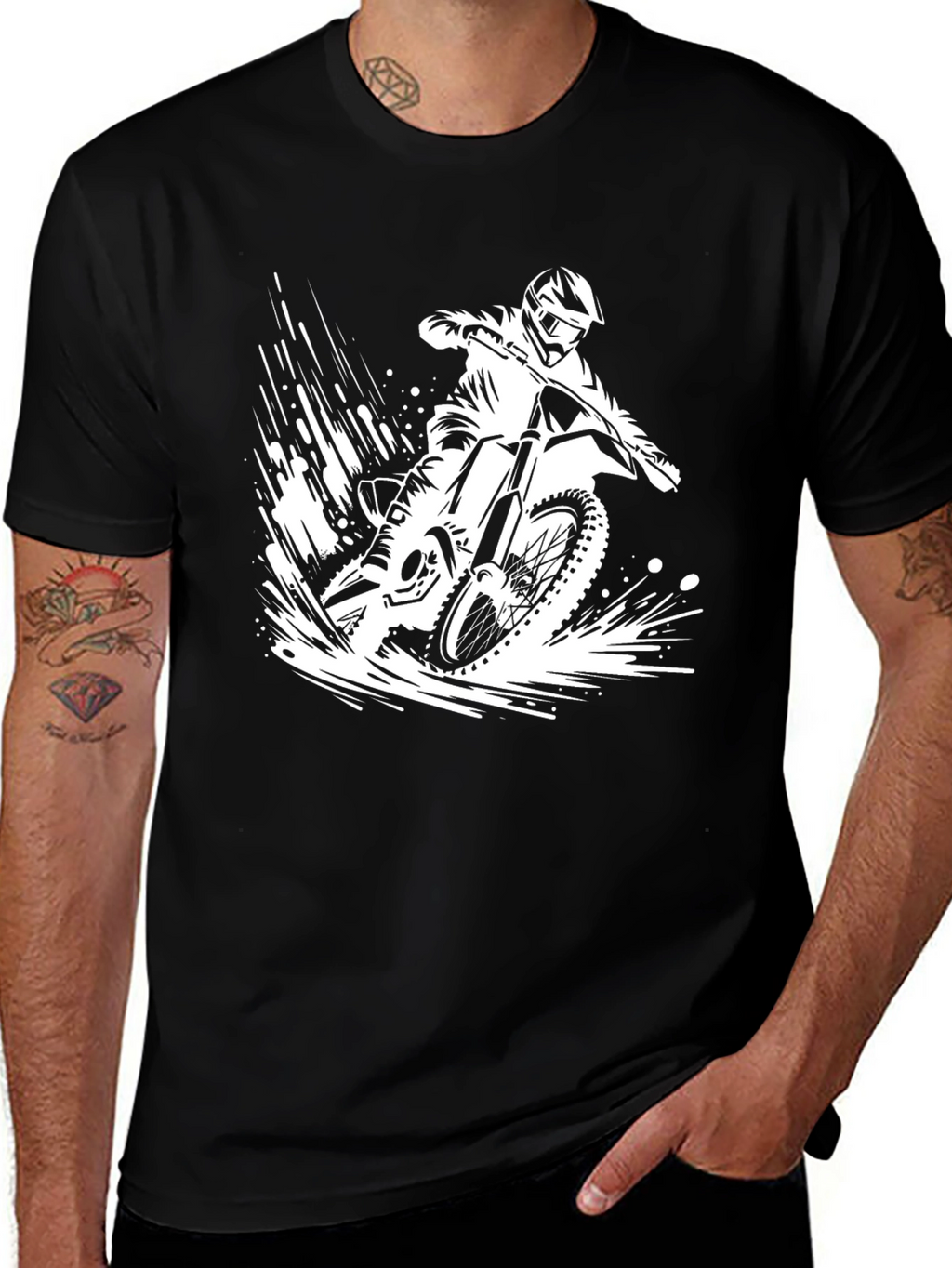Motorcycle Graphic T-Shirt - Ride in Style