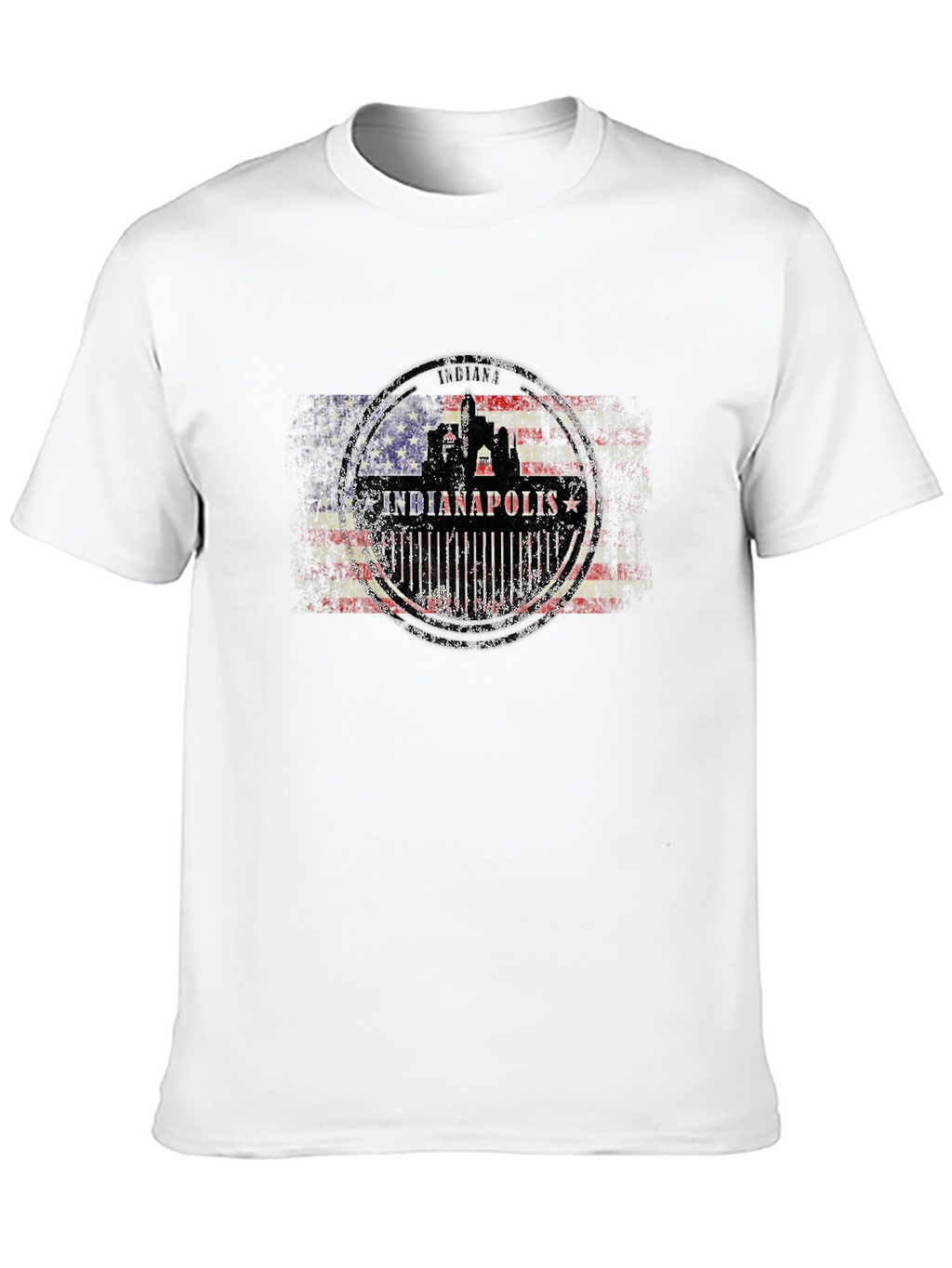 Indianapolis American Flag T-Shirt