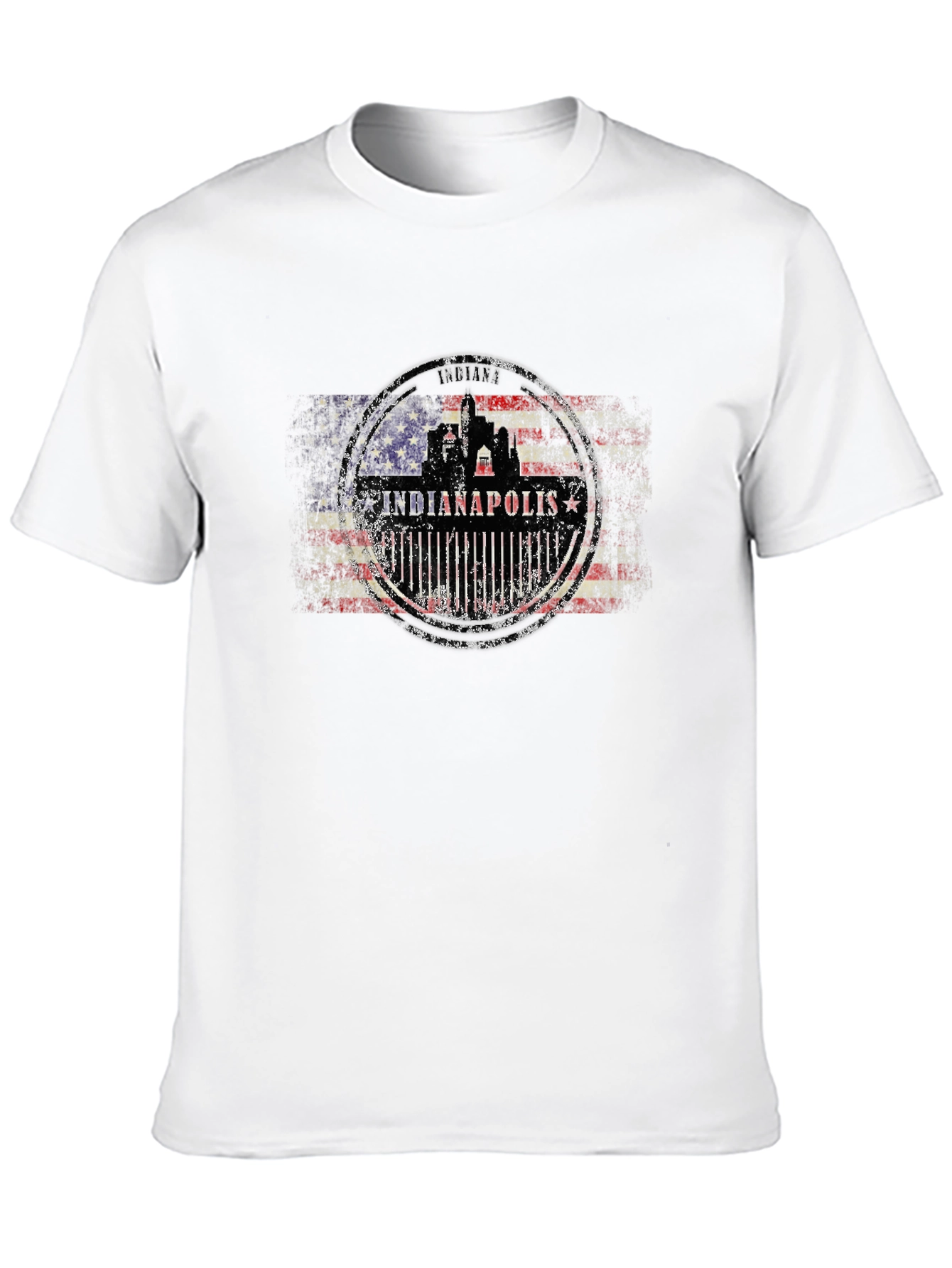 Indianapolis American Flag T-Shirt