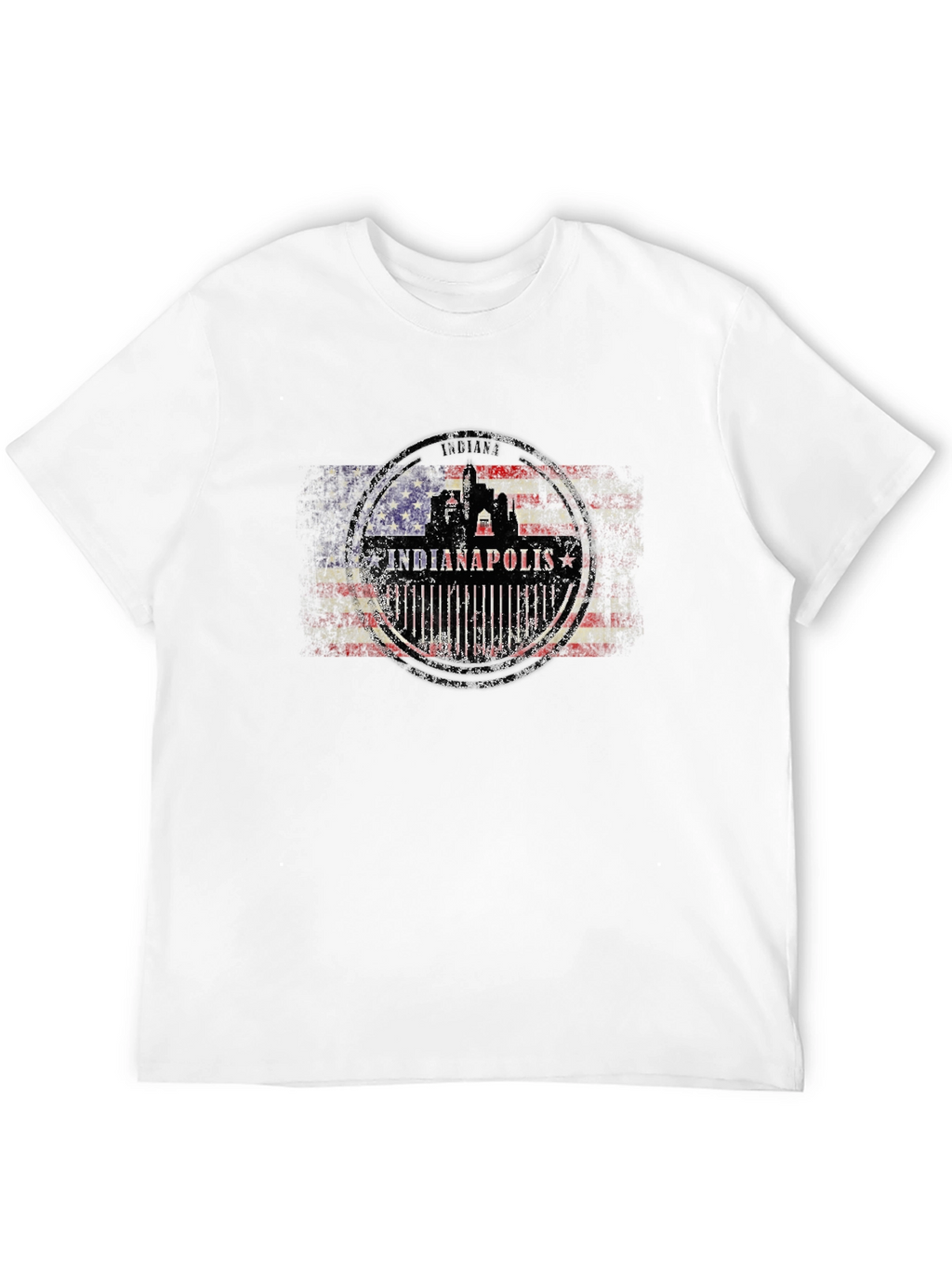 Indianapolis American Flag T-Shirt