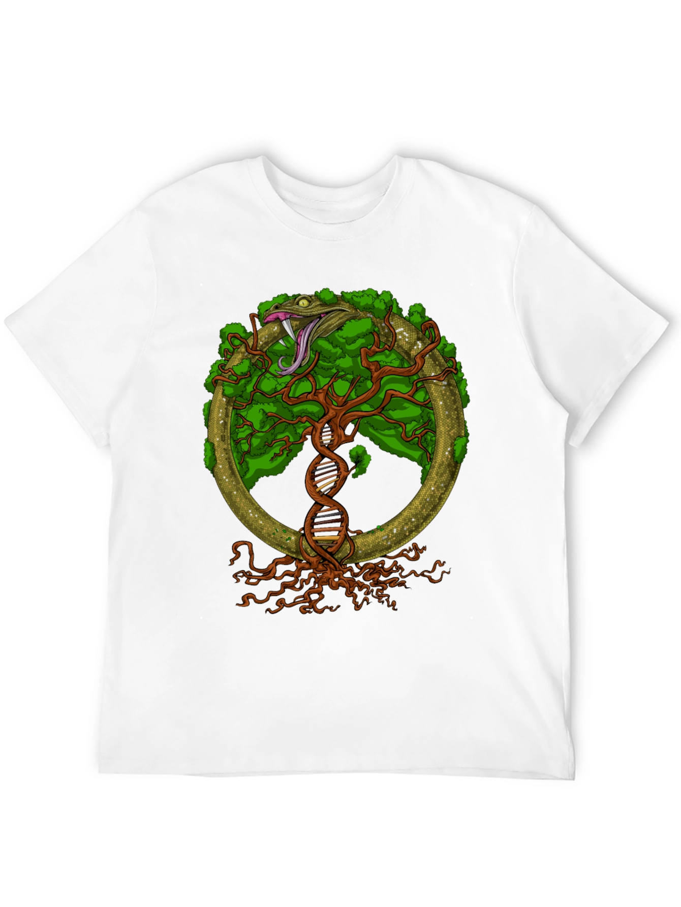 Ouroboros Tree of Life Graphic T-Shirt