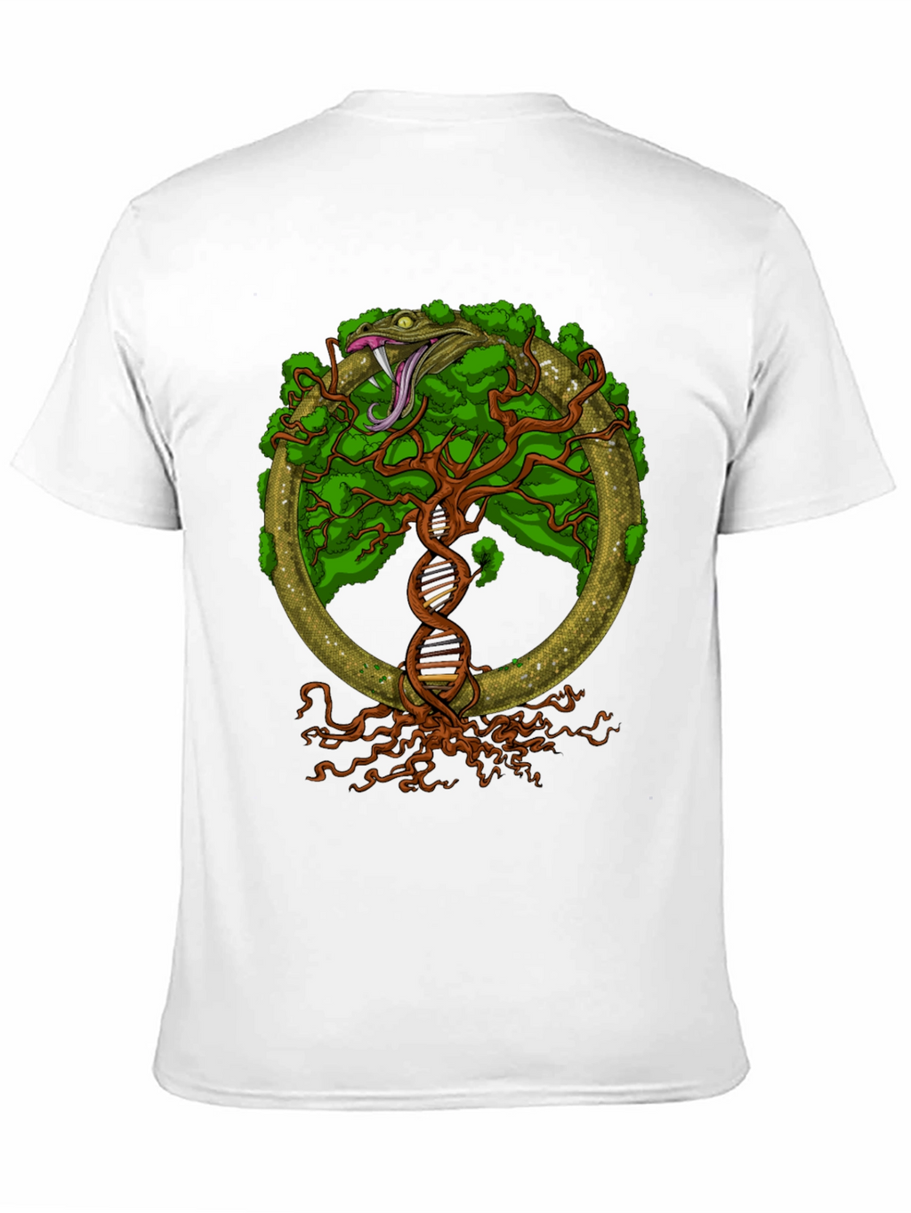 Ouroboros Tree of Life Graphic T-Shirt