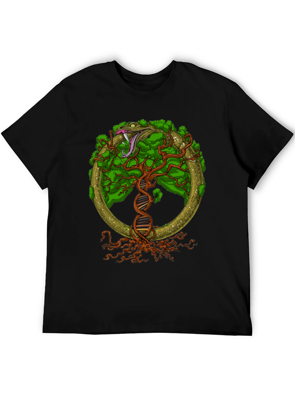 Ouroboros Tree of Life Graphic T-Shirt