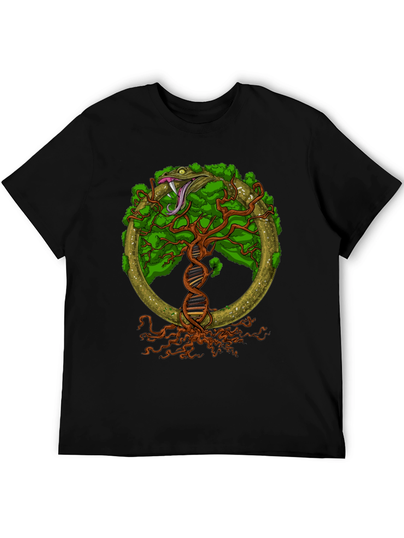 Ouroboros Tree of Life Graphic T-Shirt