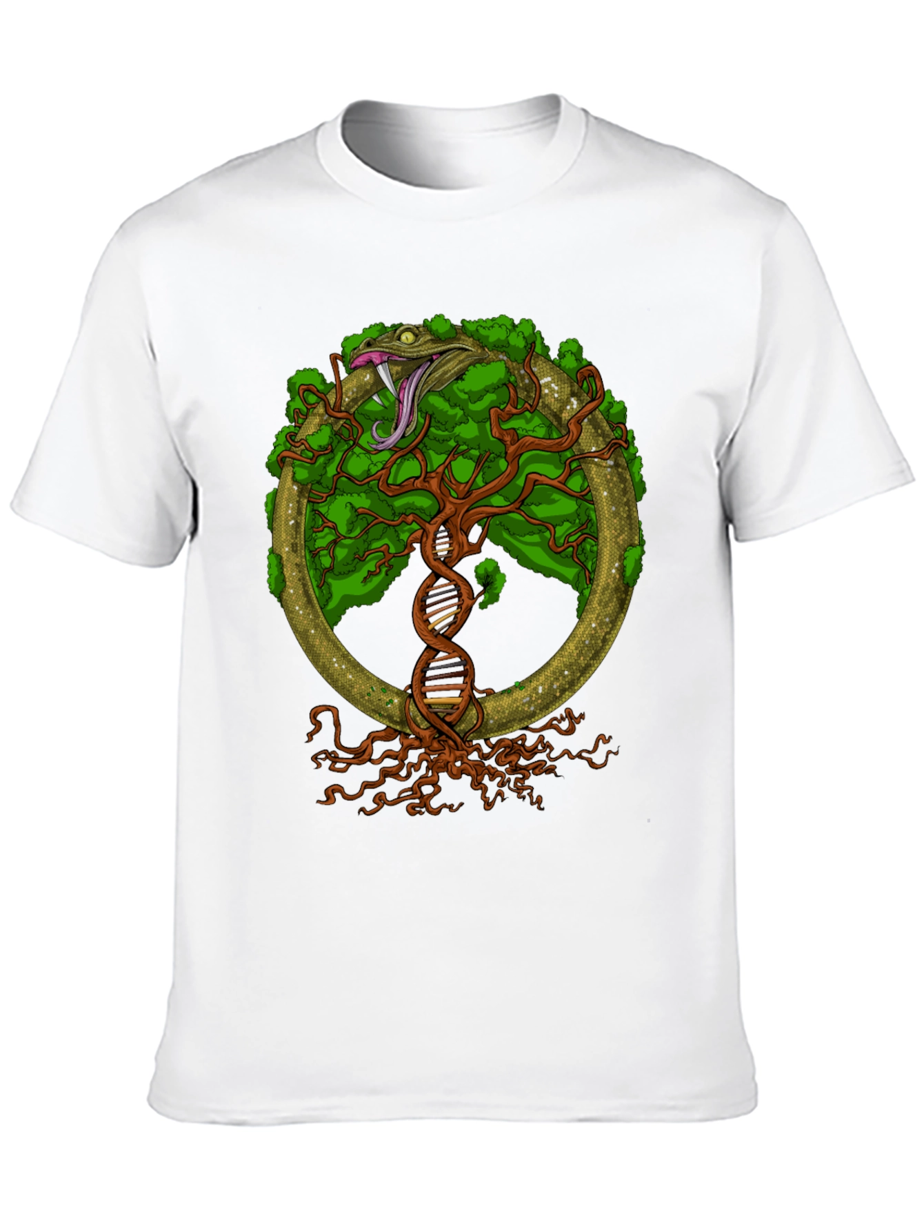 Ouroboros Tree of Life Graphic T-Shirt