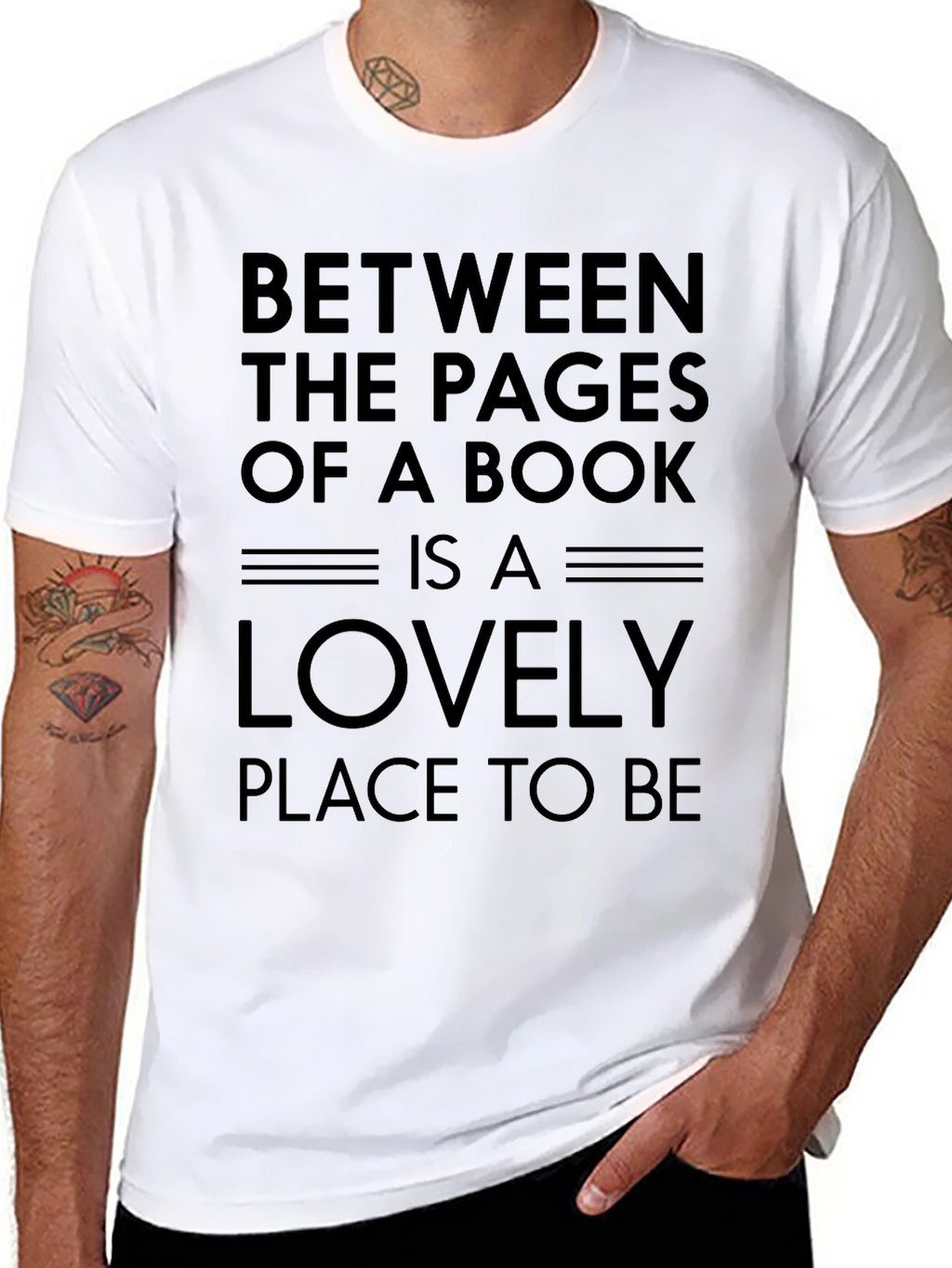 Between the Pages T-Shirt - Reading Lovers Tee